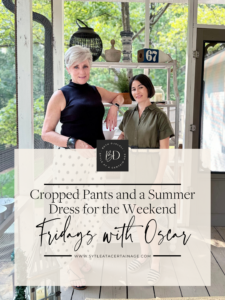 Cropped Pants and a Summer Dress for the Weekend