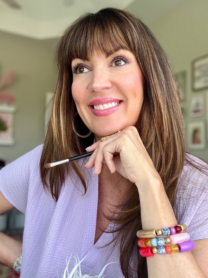 lavender makeup over 40 #1