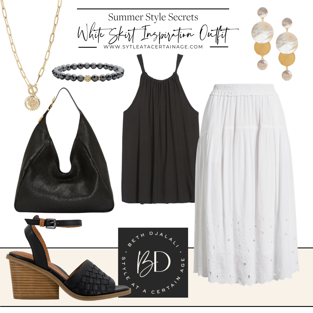 White Skirt Inspiration Outfit