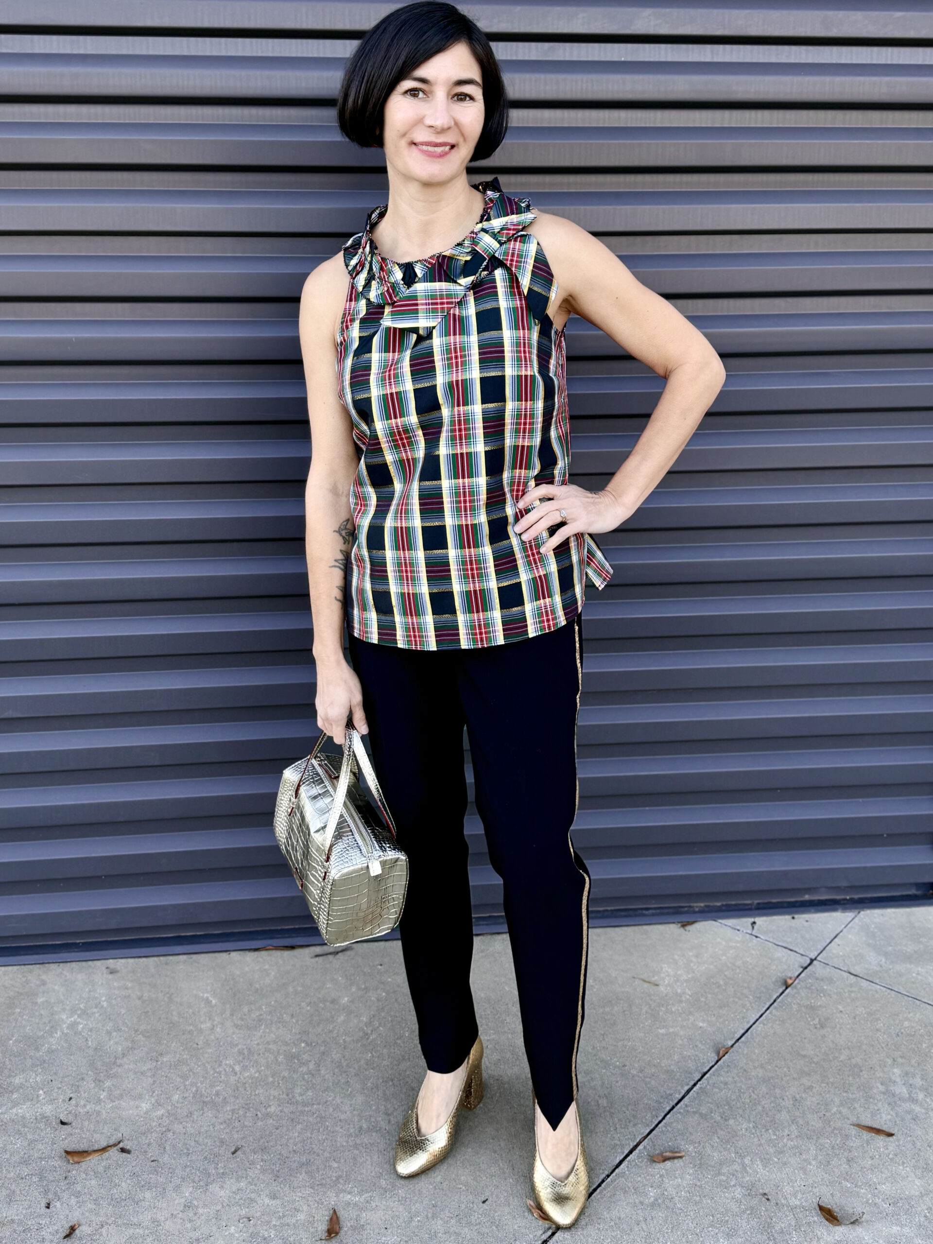 Holiday Outfit Idea for Petites