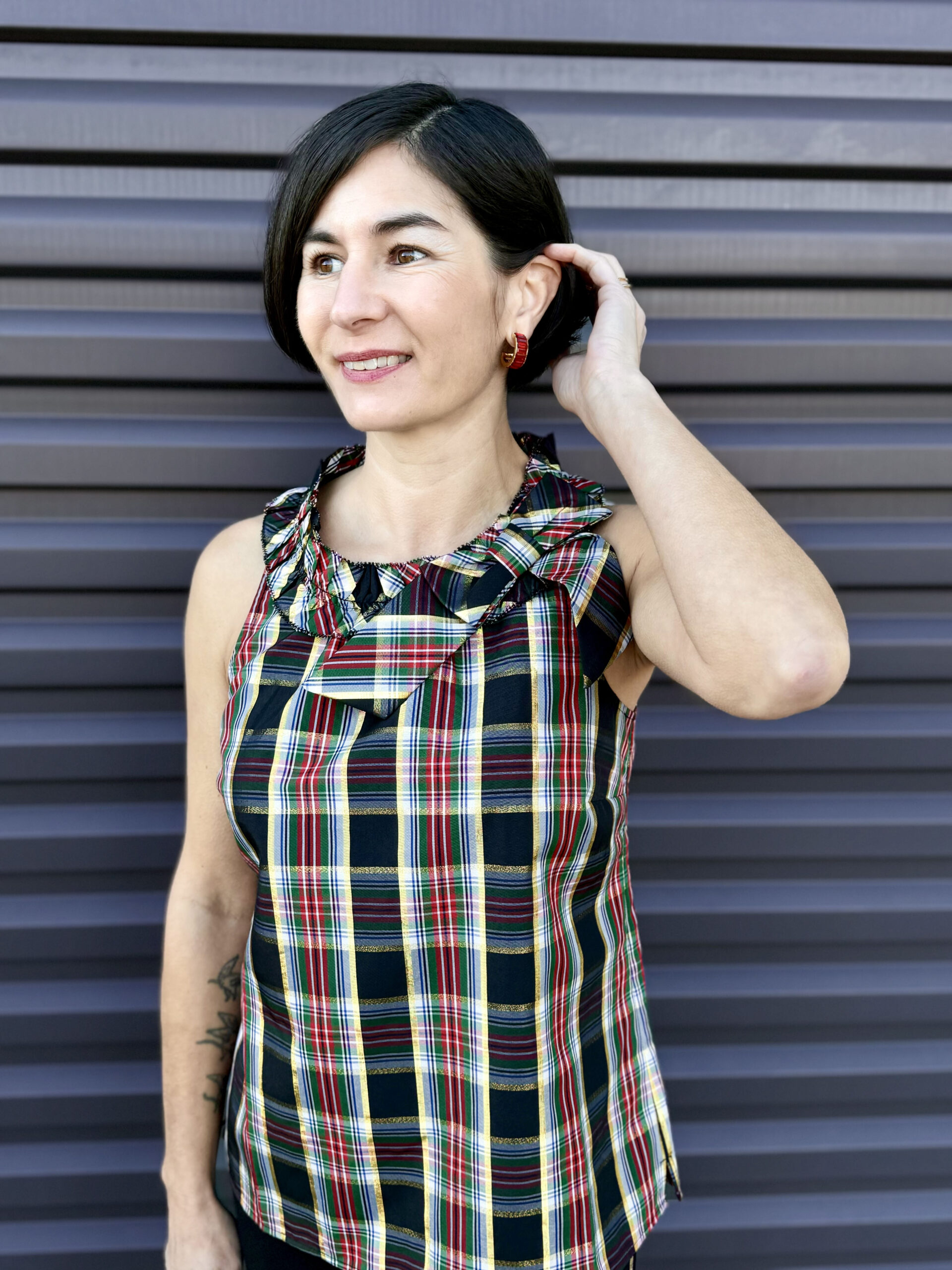 tartan top
