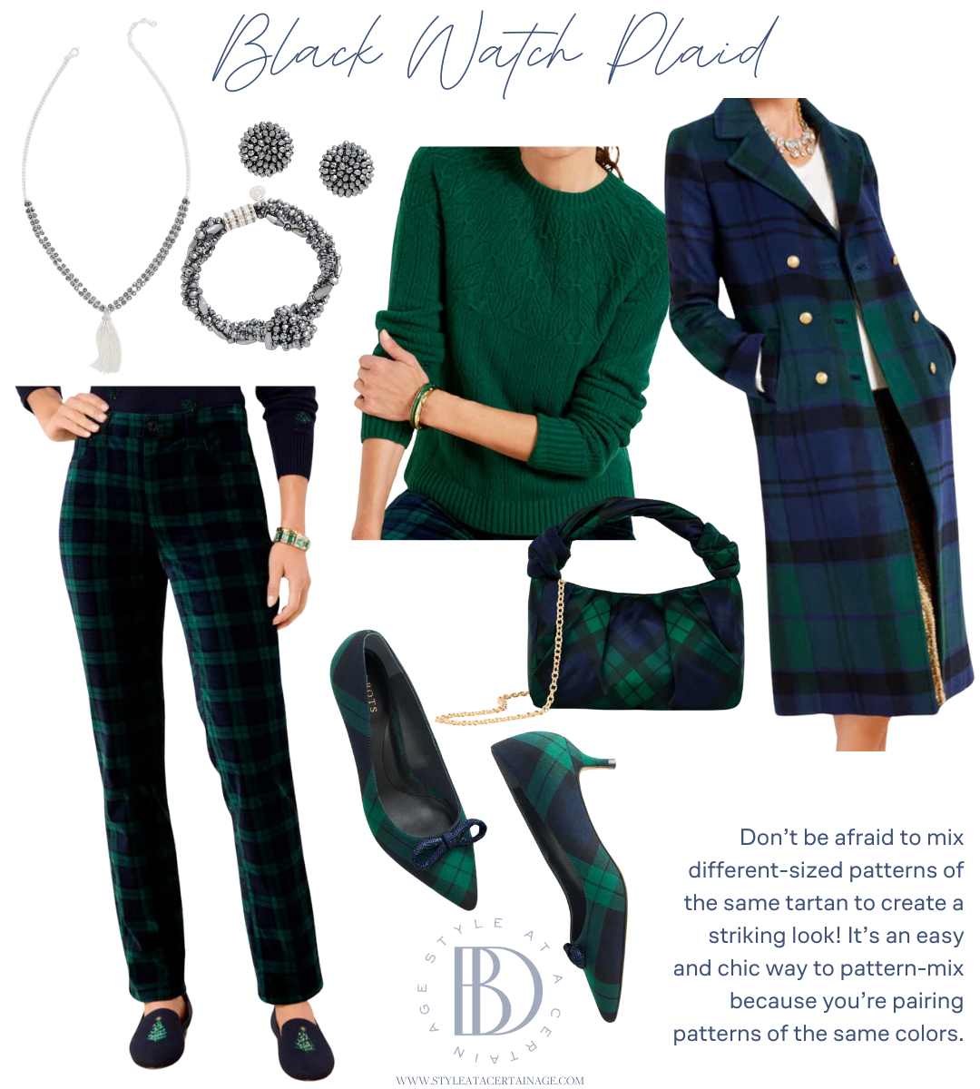 Black Watch Plaid outfits