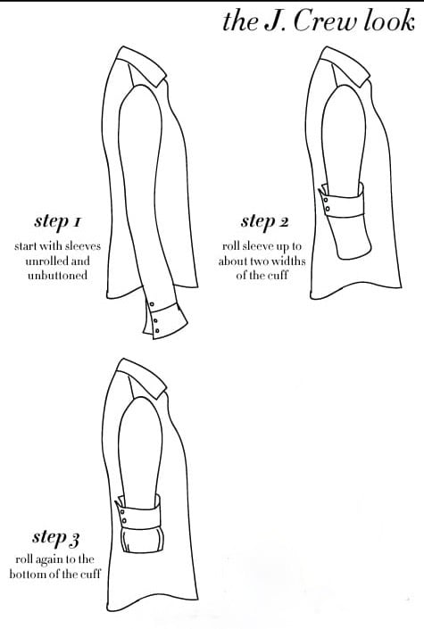 How-to-roll-sleeves-like-J-Crew 2