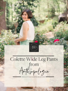 Colette Wide Leg Pants from Anthropologie