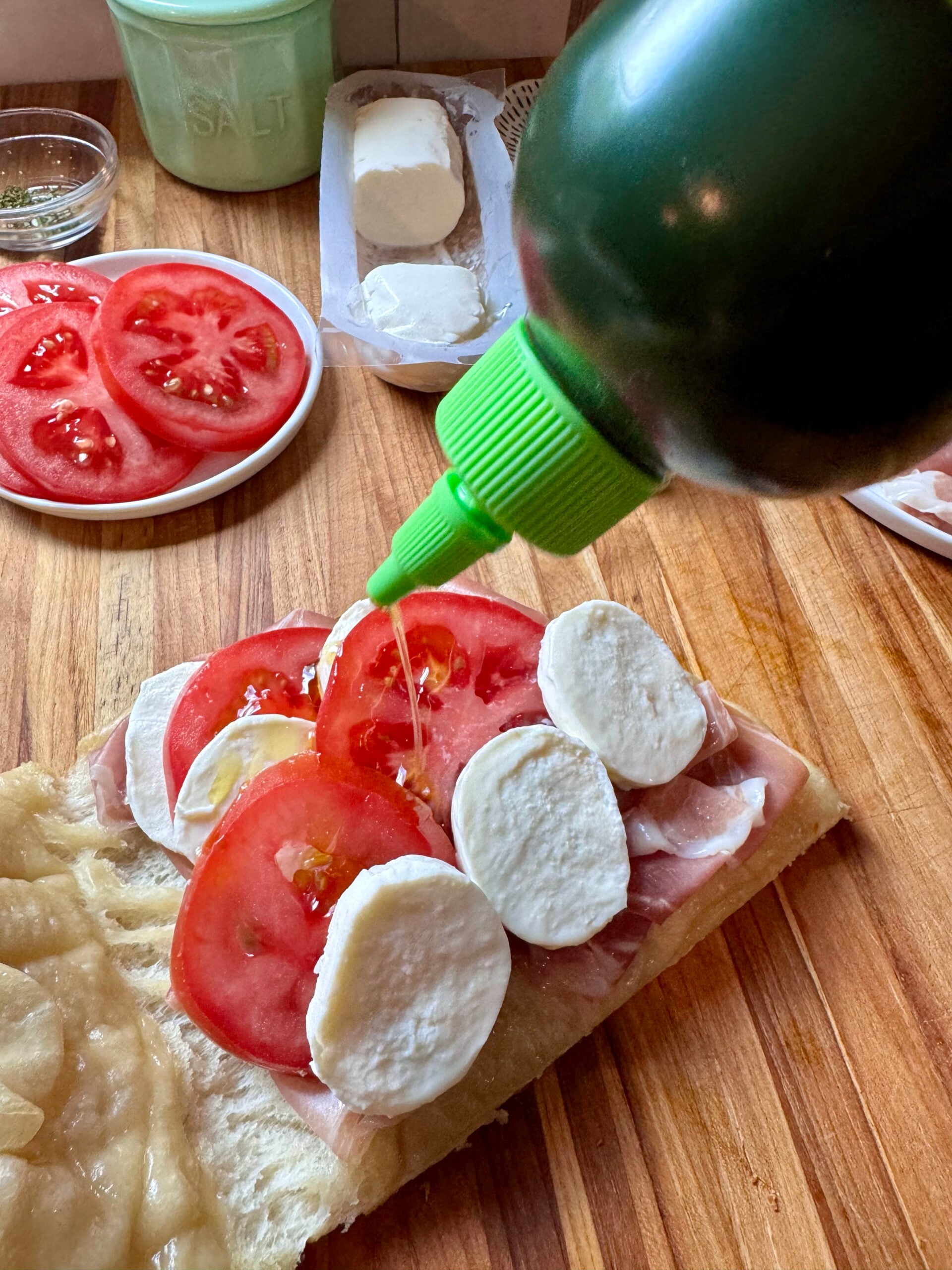 drizzle with olive oil