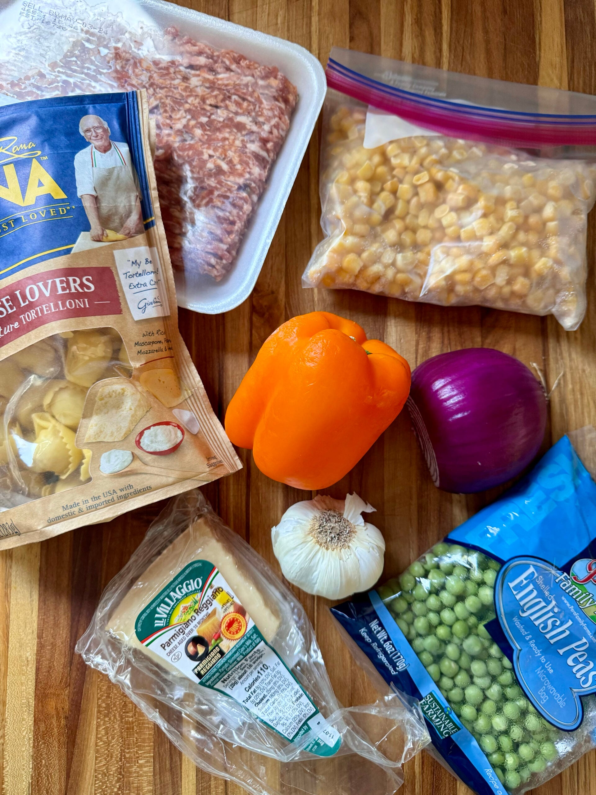 Tortellini ingredients