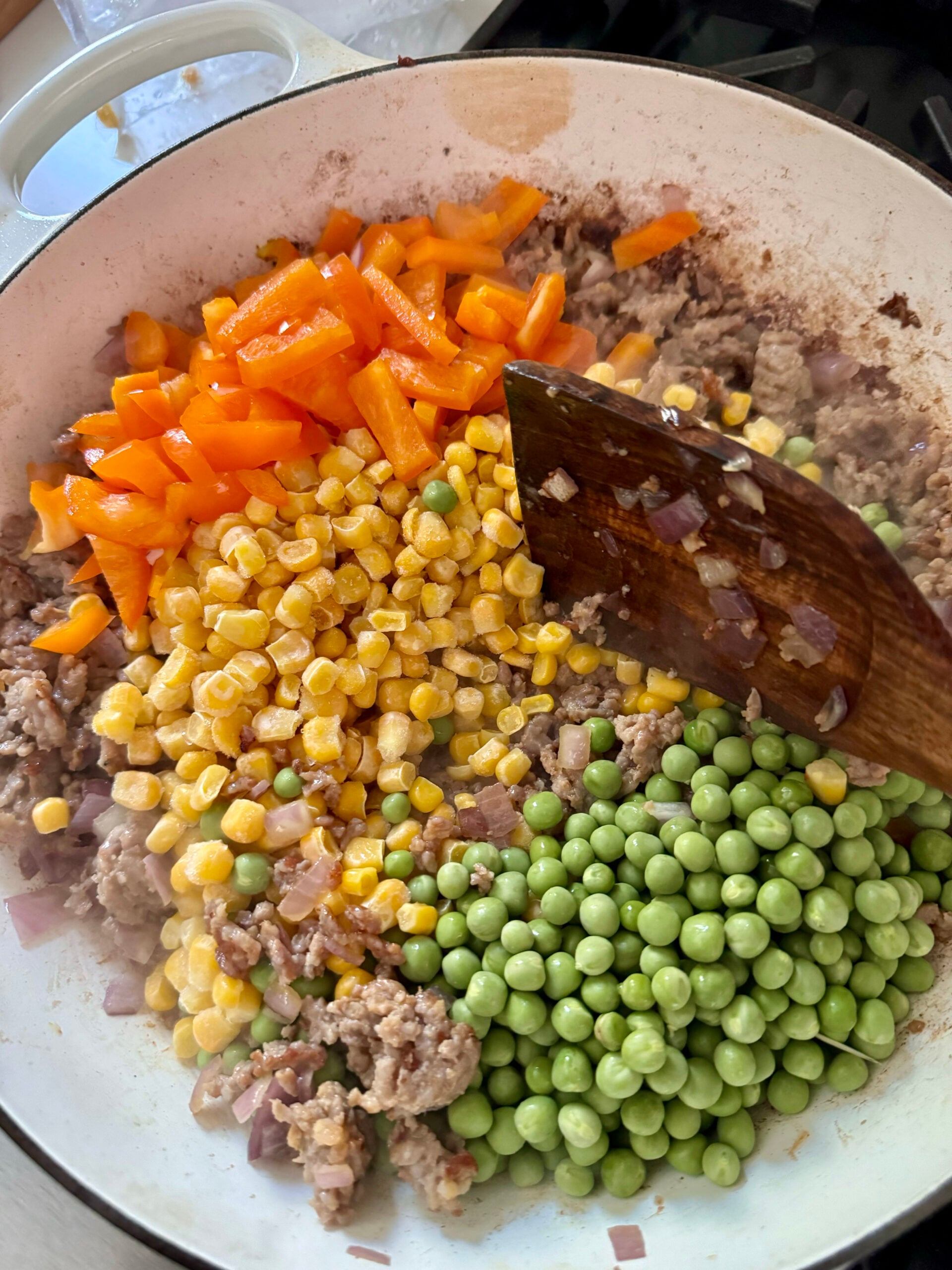 add veggies