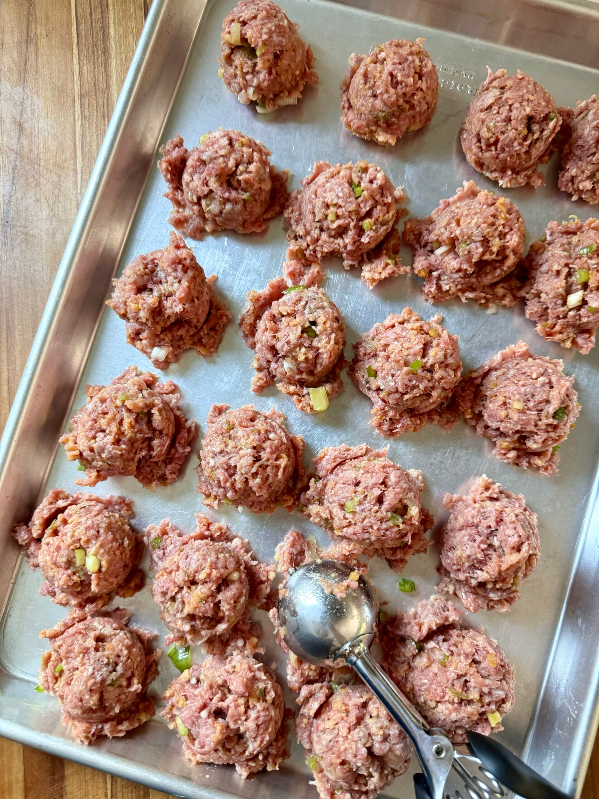 scoop meatballs