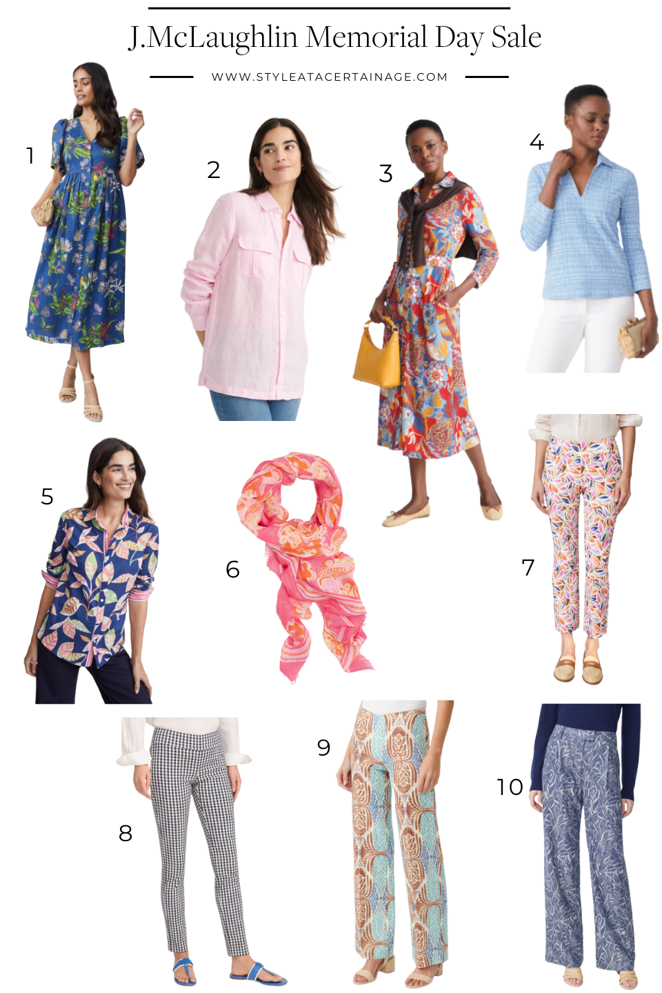 J.McLaughlin Memorial Day Sale