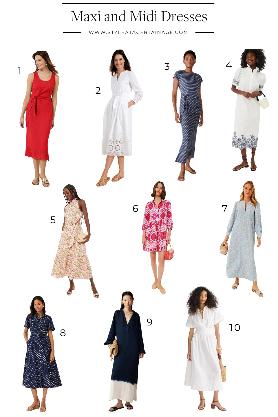 Maxi and Midi Dresses Maxi and Midi Dresses