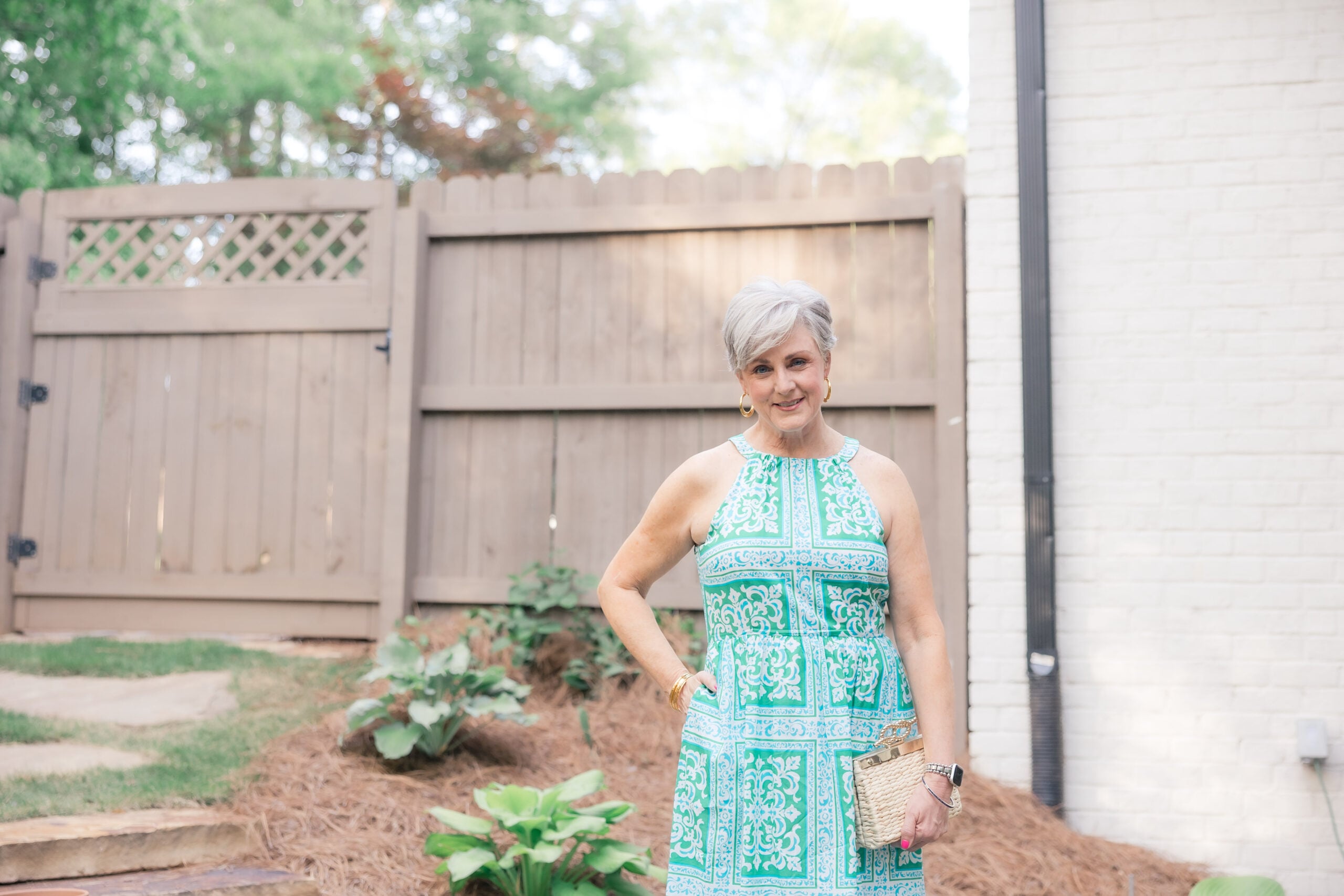 Beth SAACA | April + May 2024 What to Pack for a Beach Vacation | halter maxi dress