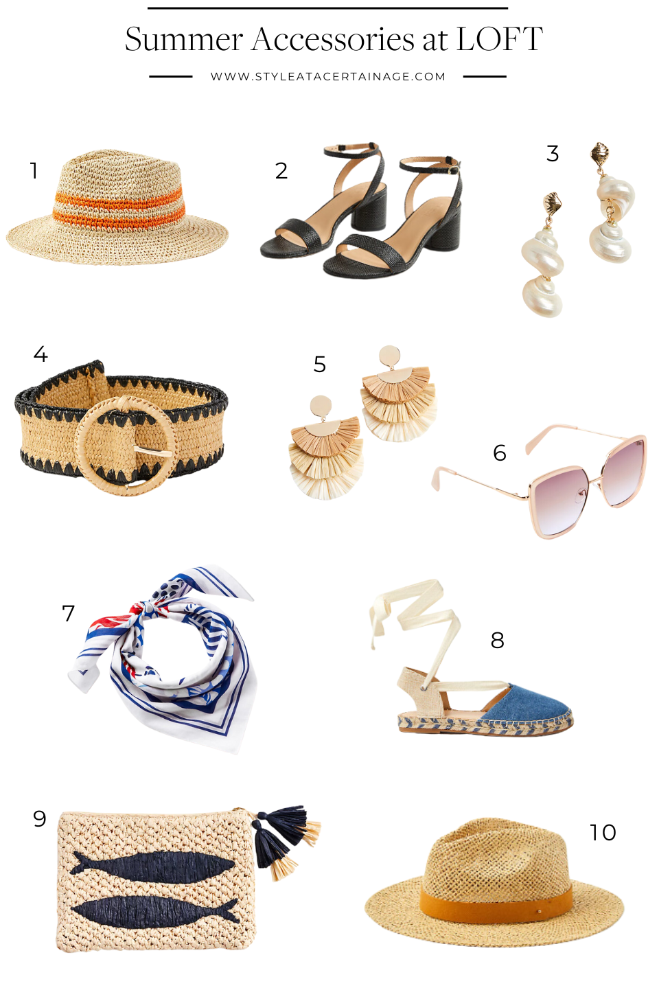Summer Accessories at LOFT