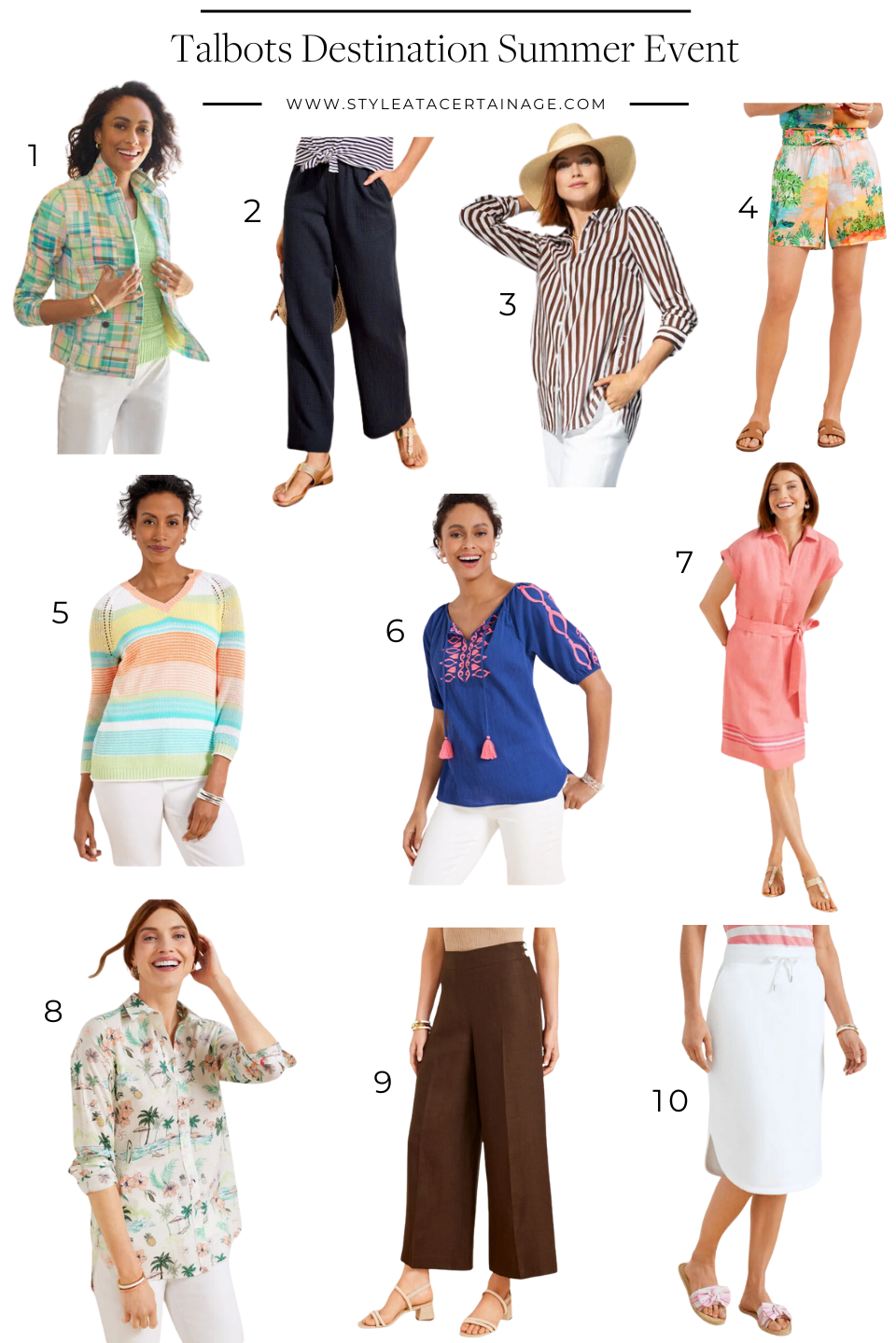 Talbots Destination Summer Event