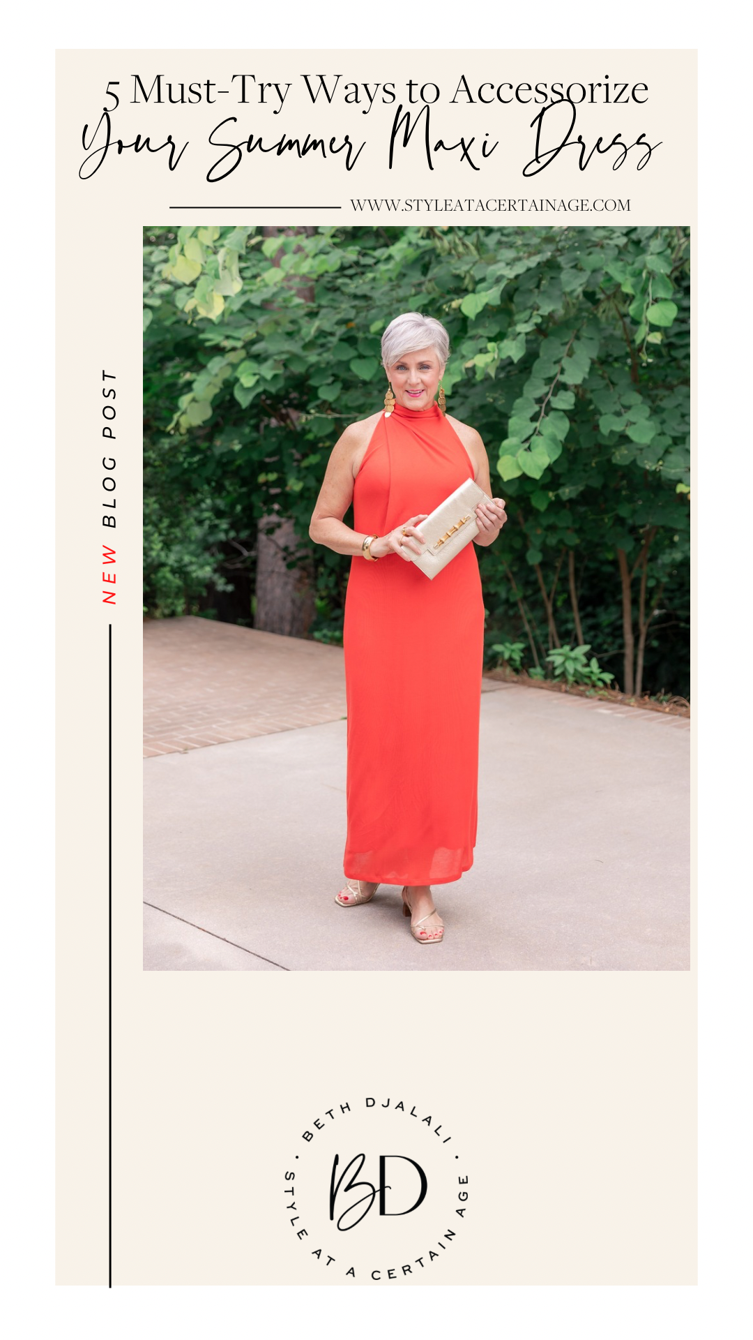 ways to accessorize your summer maxi dress