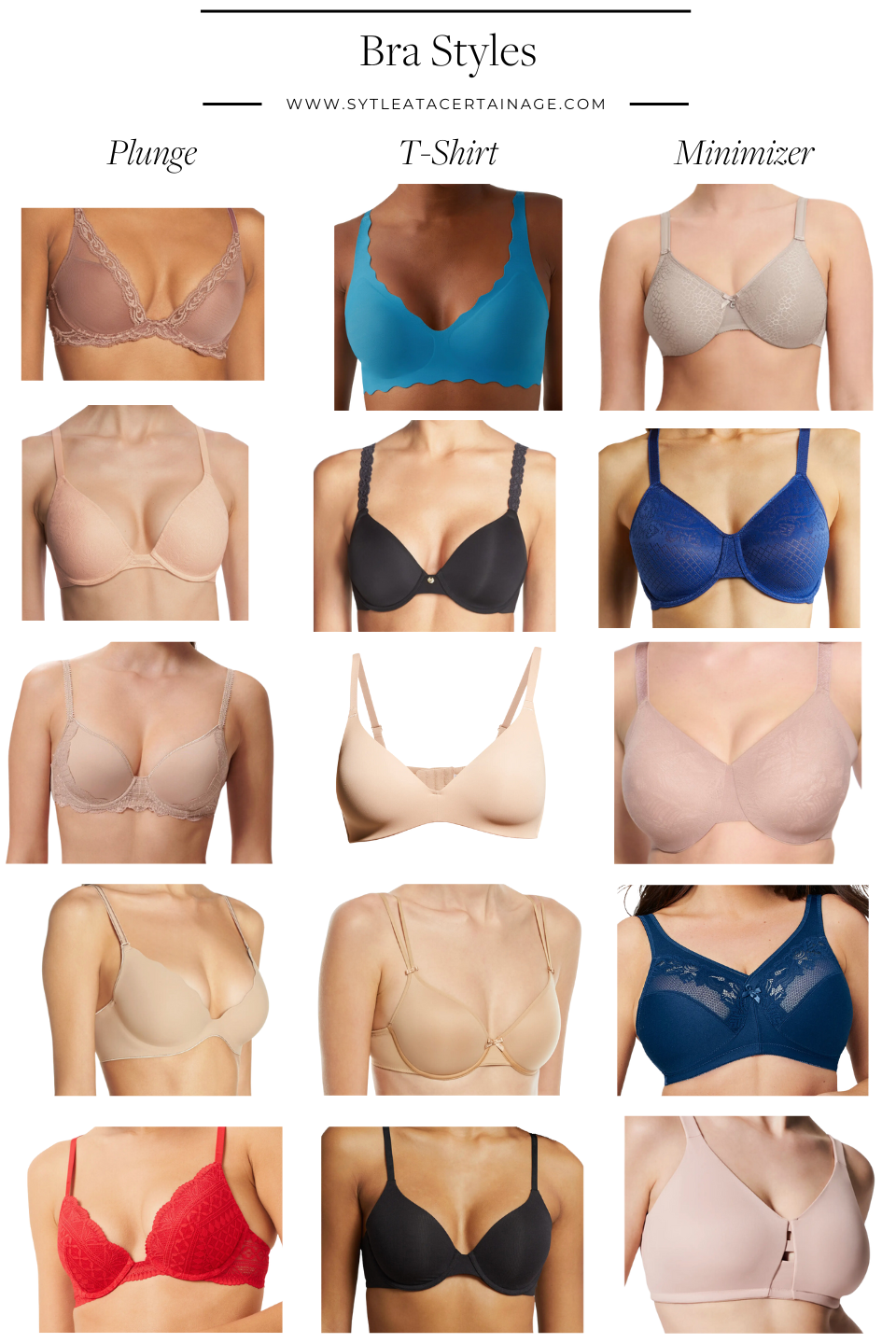 Bra styles