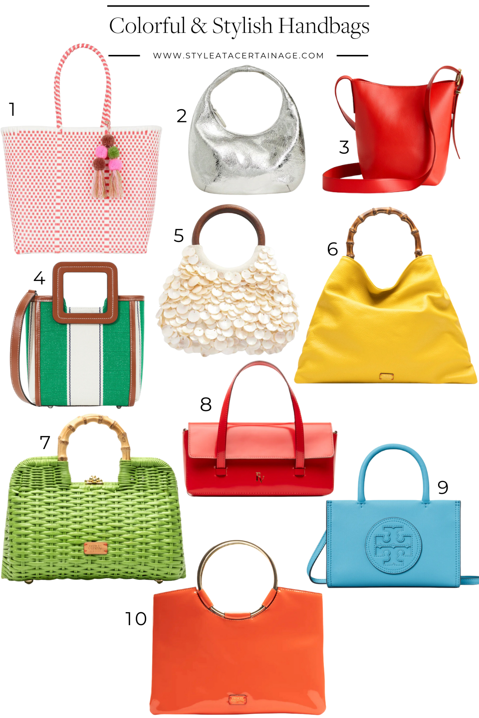 Colorful and Stylish Handbags