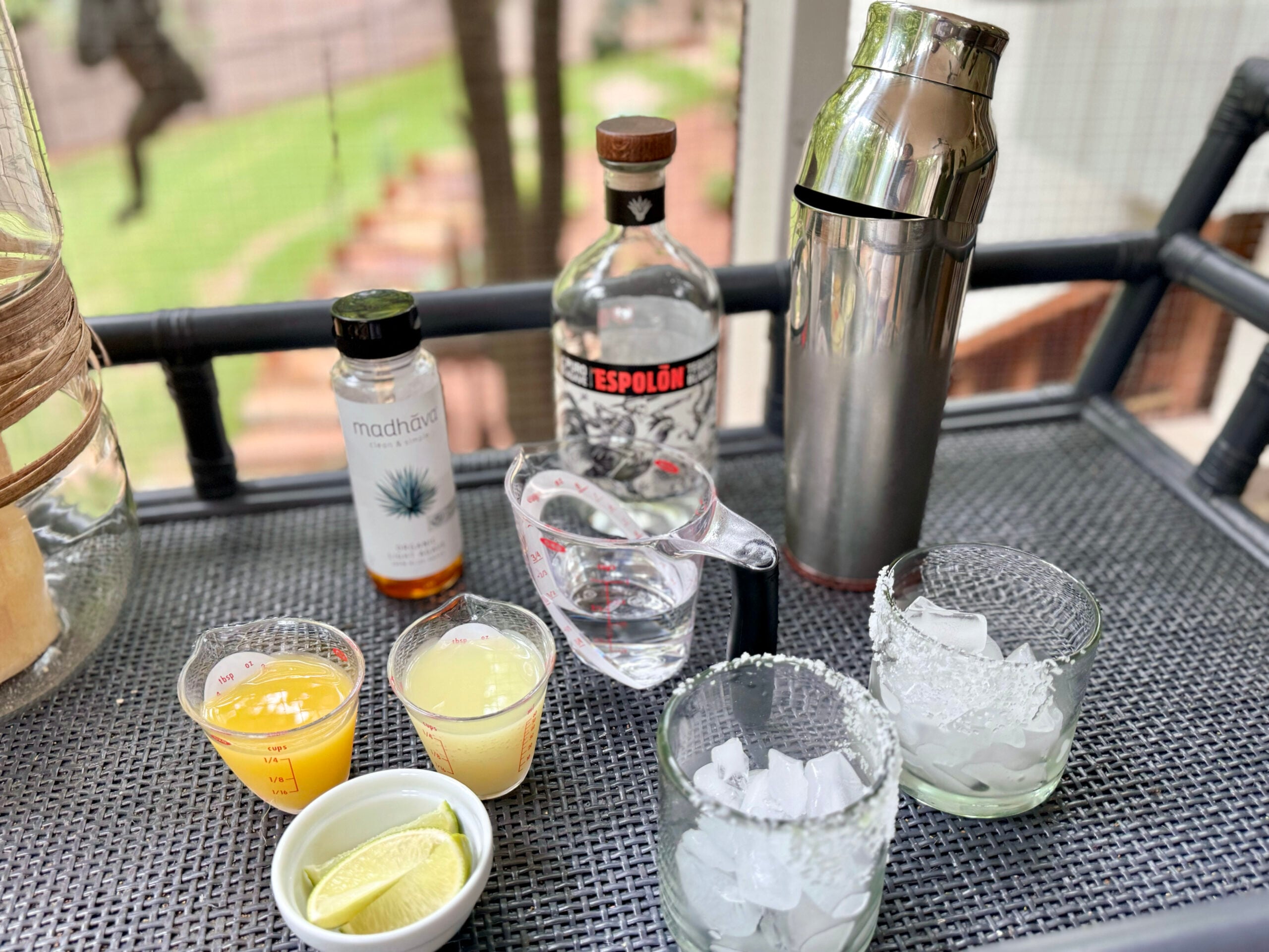 Skinny Margarita ingredients