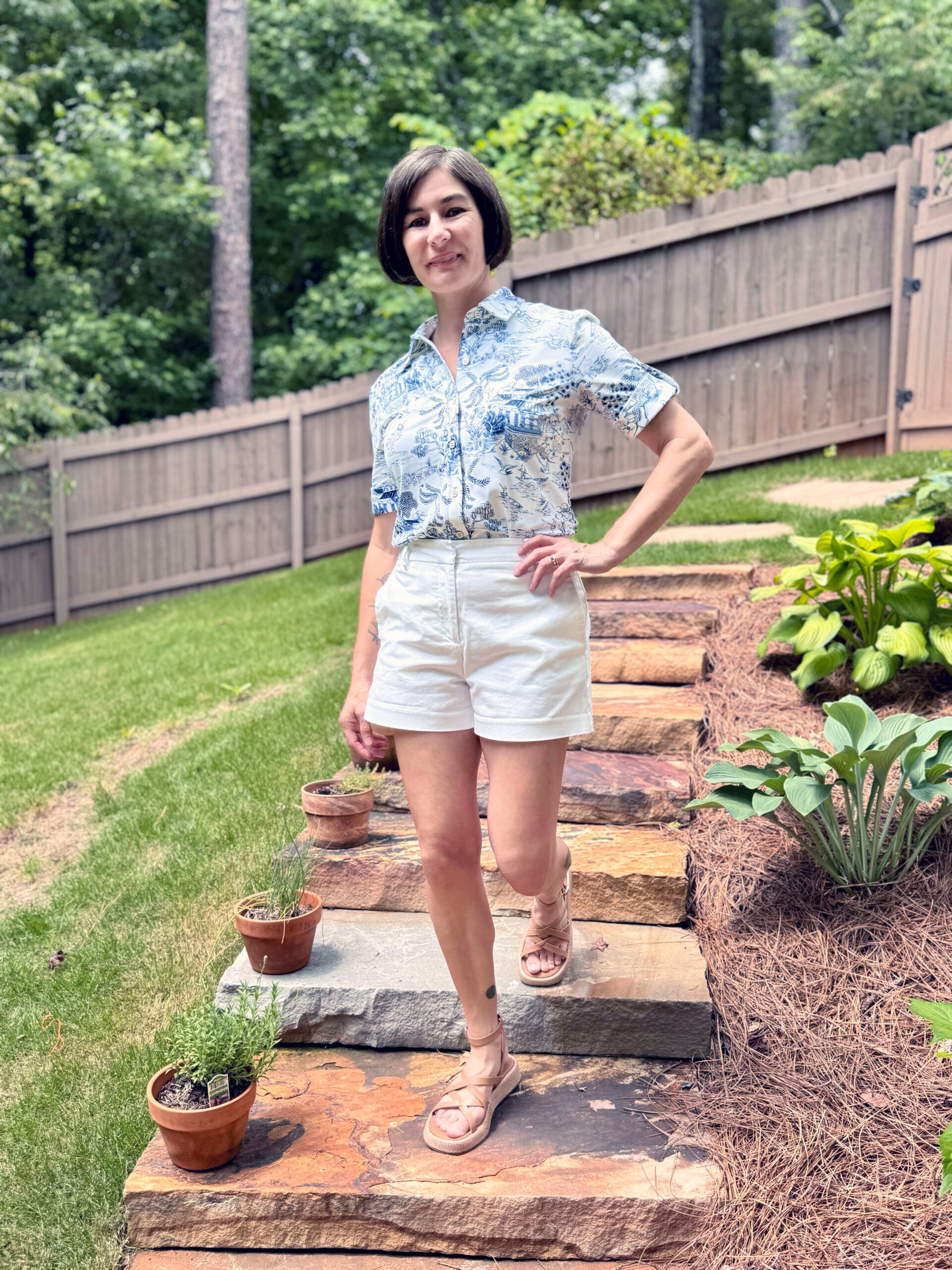 cornelia shirt and shorts for summer