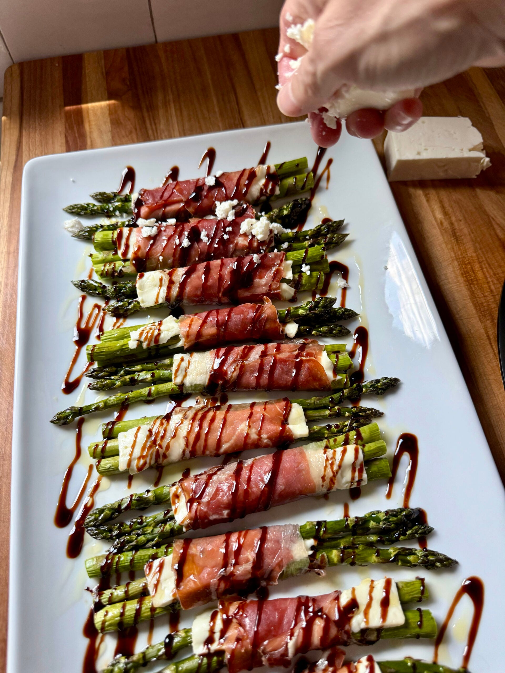 drizzle balsamic glaze