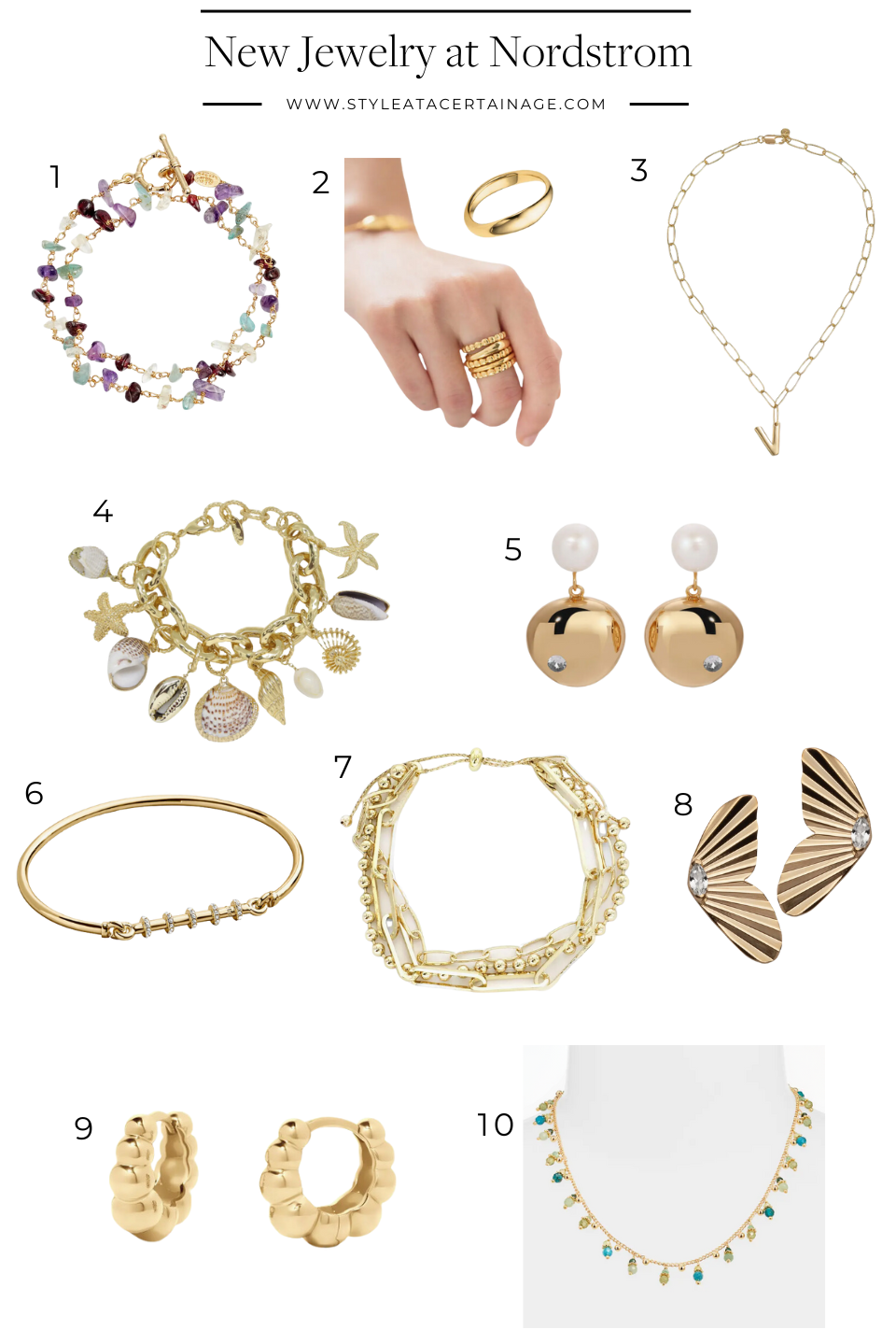 New Jewelry at Nordstrom