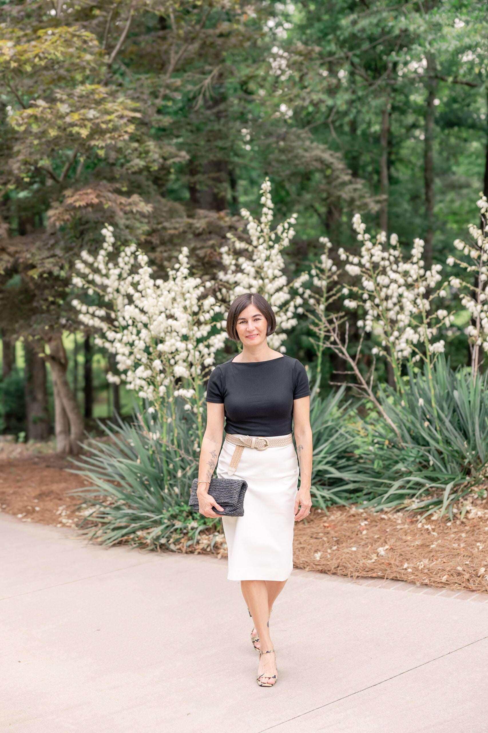 Black and White Summer Outfit for women