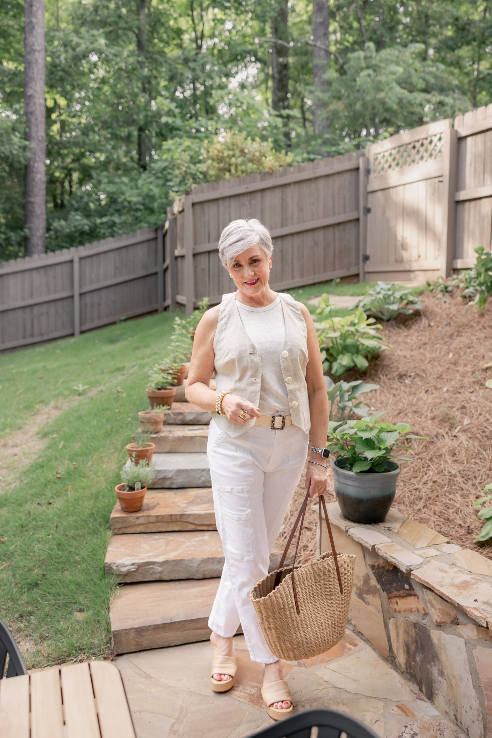 Linen Vest summer style