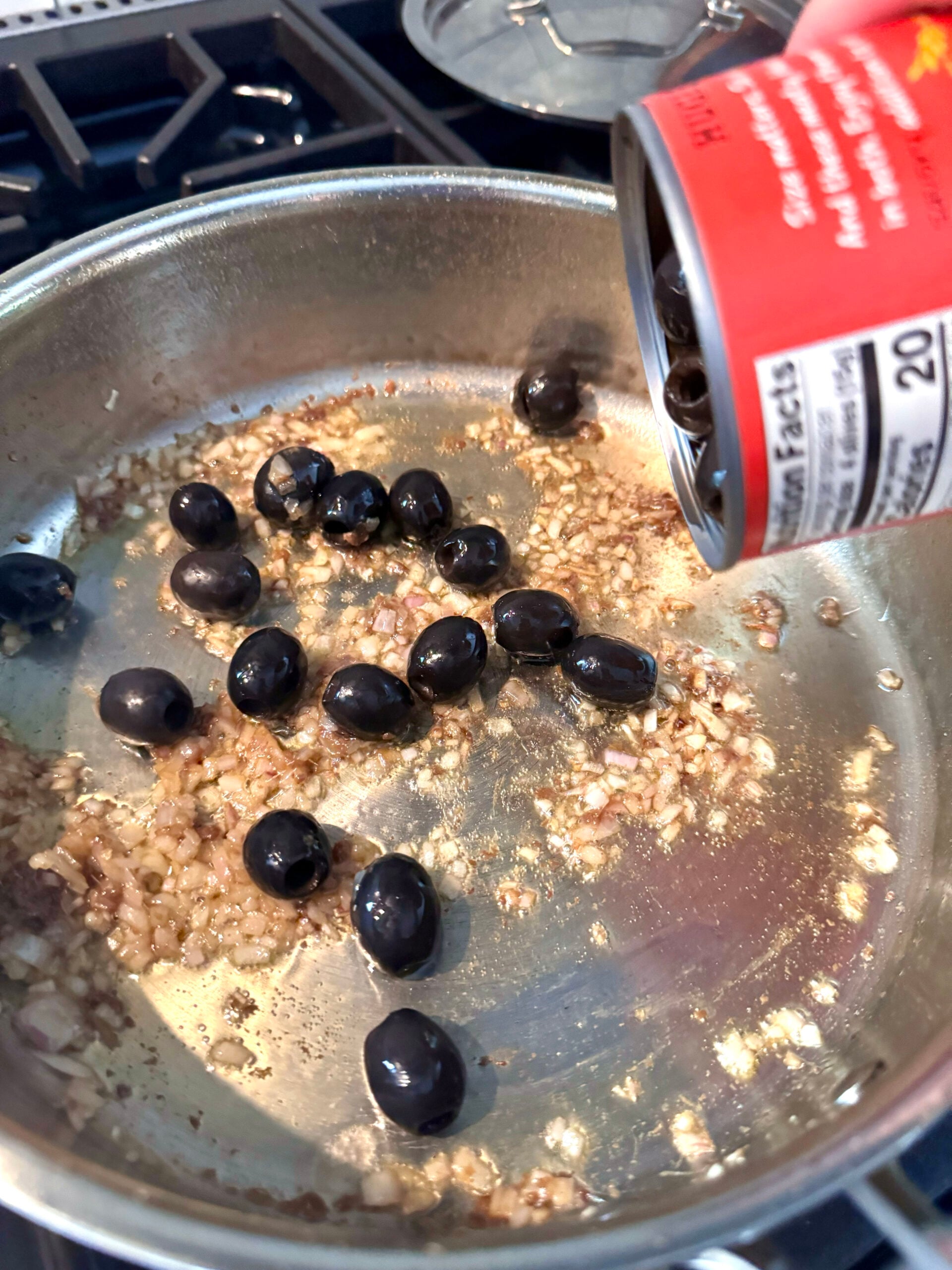 add in olives