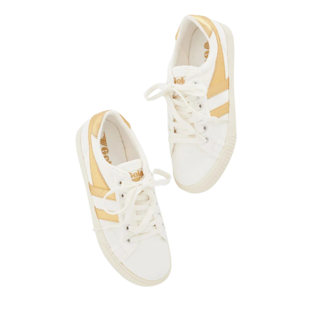 metallic gola sneakers