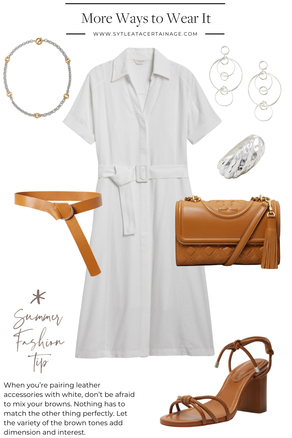 white dress for summer
