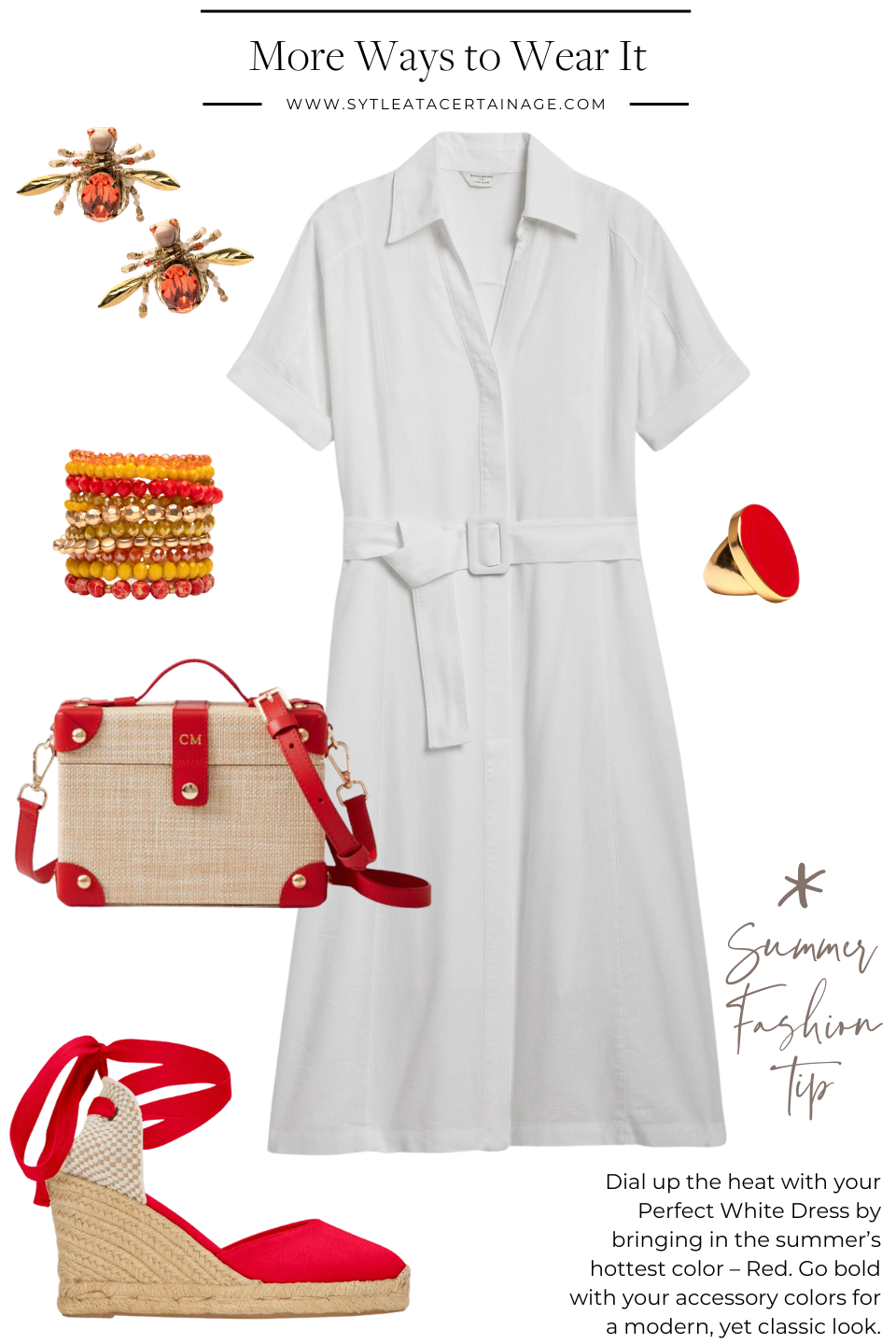 how to wear white dress for summer