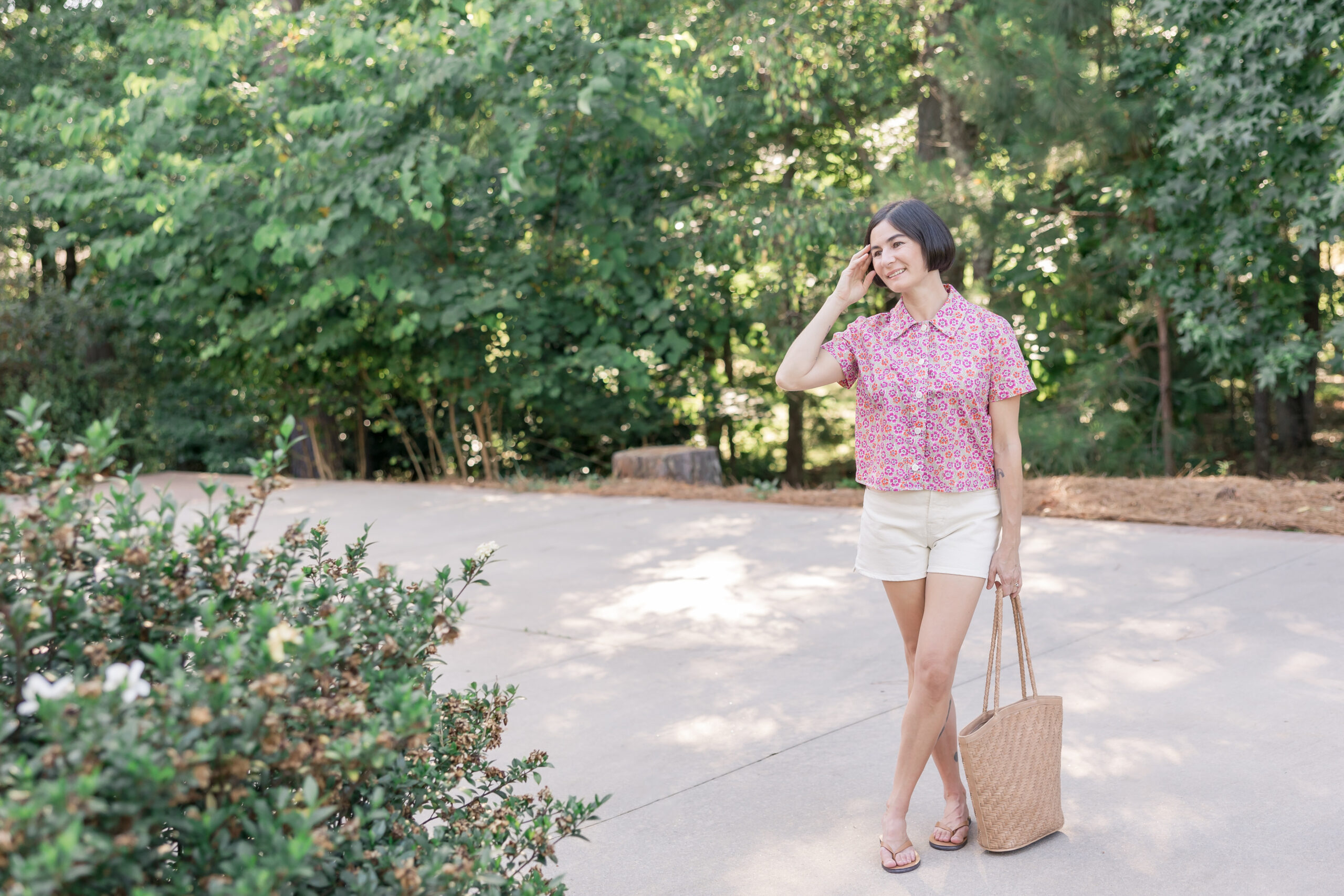 shorts summer outfit idea