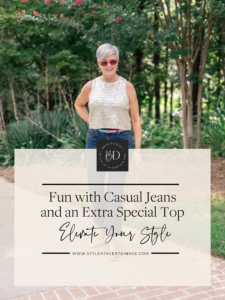 Elevate Your Style: Fun with Casual Jeans and an Extra Special Top