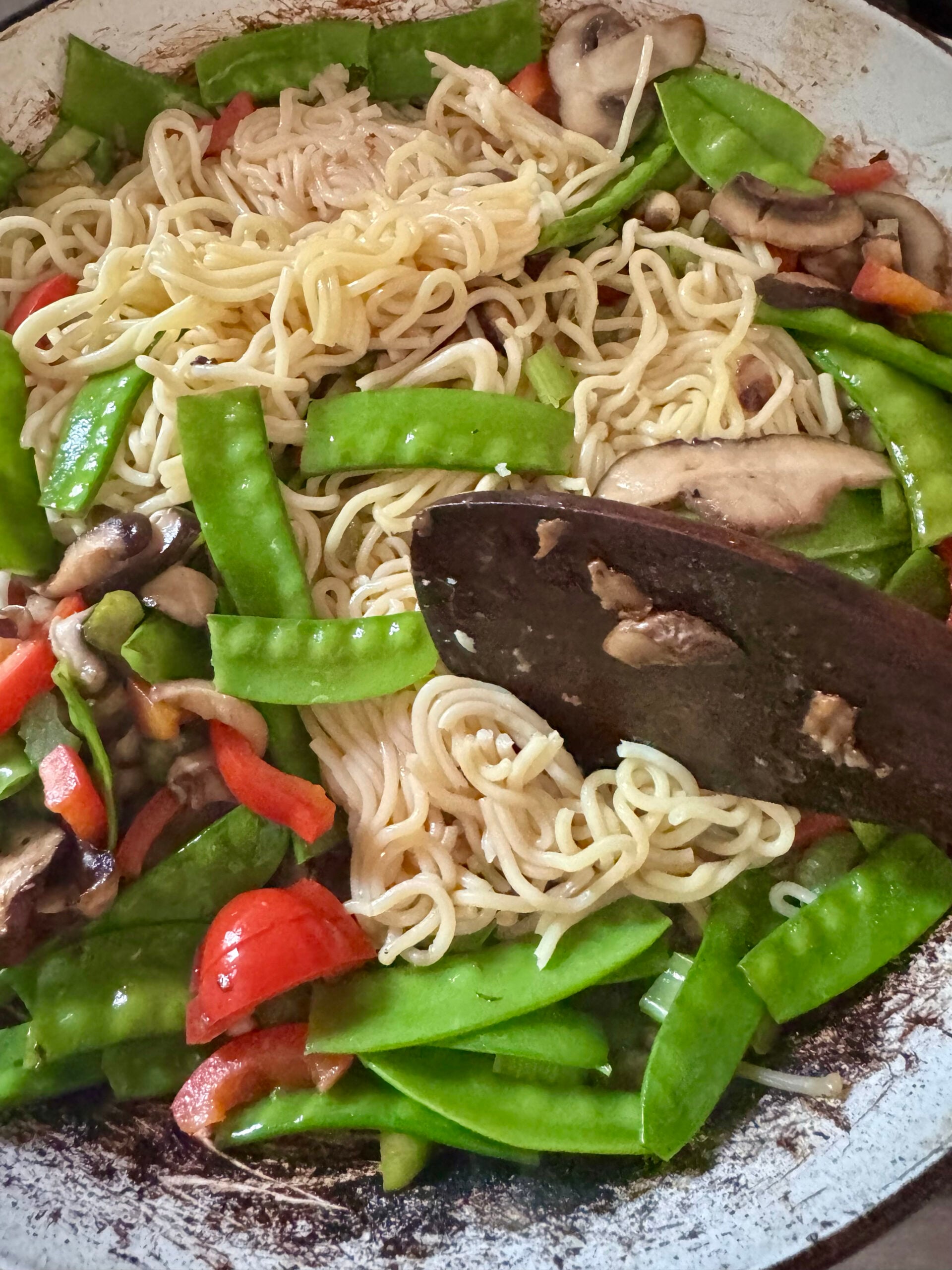 Stir Fry Noodles with Pork and Veggies
