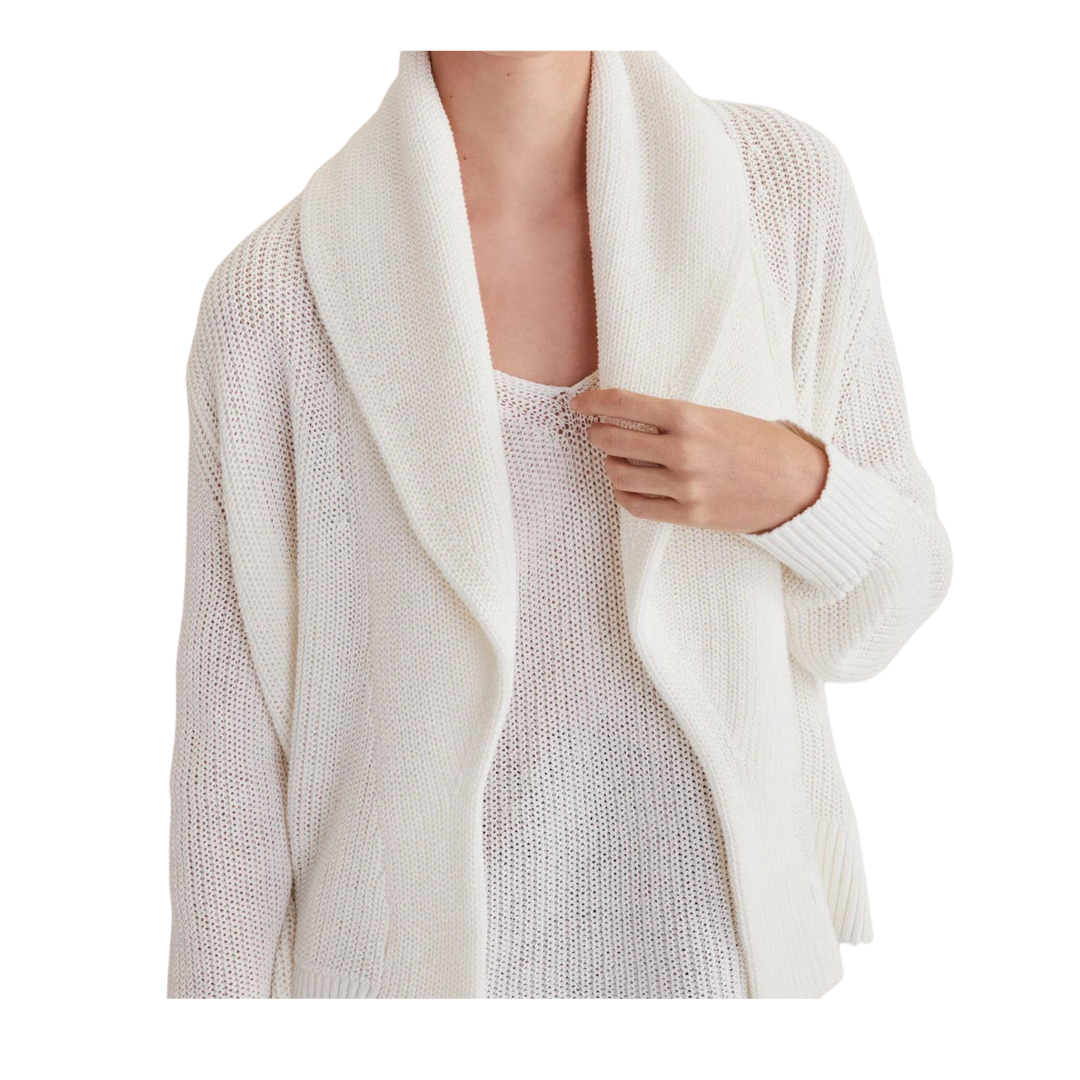 shawl collar cardigan