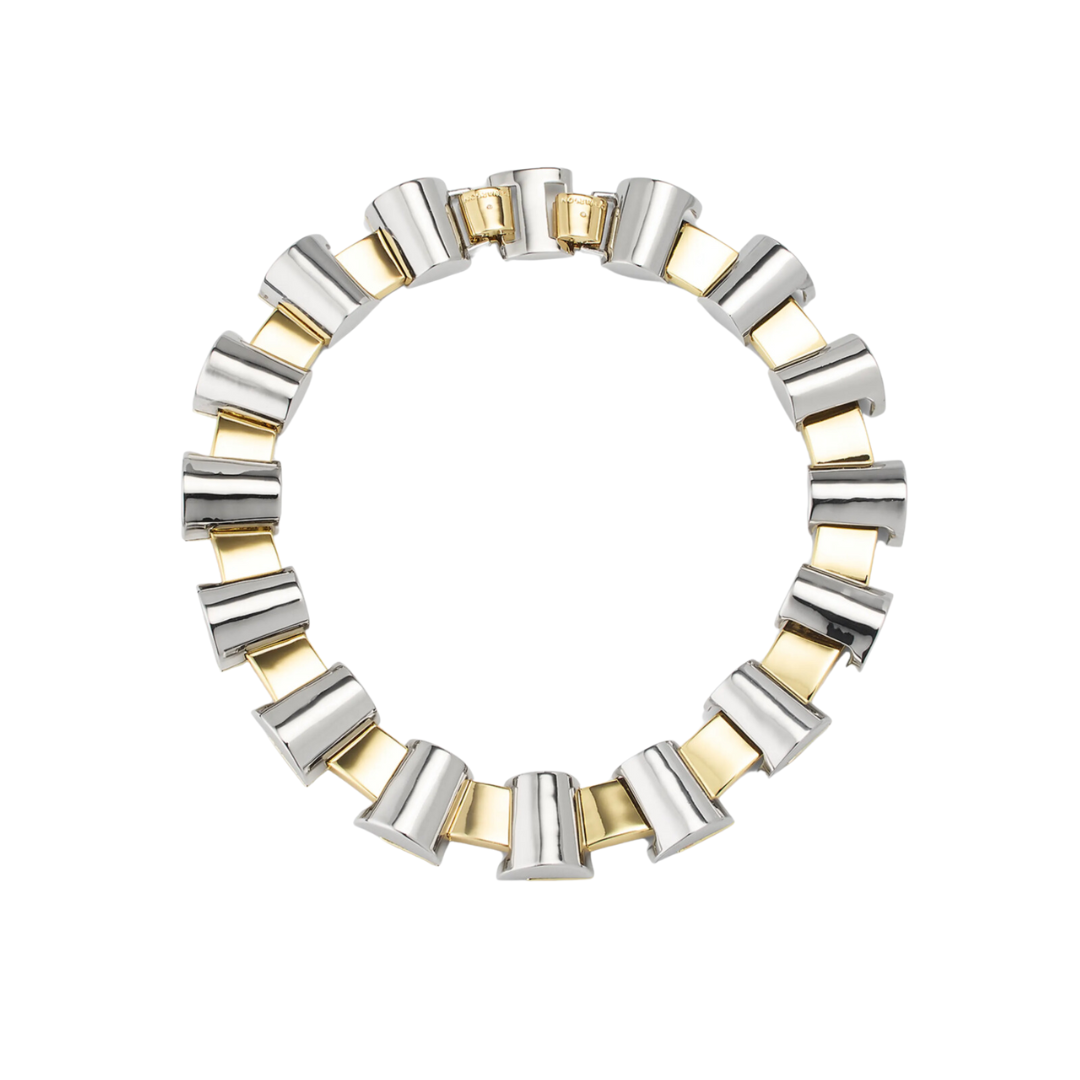 two tone necklace