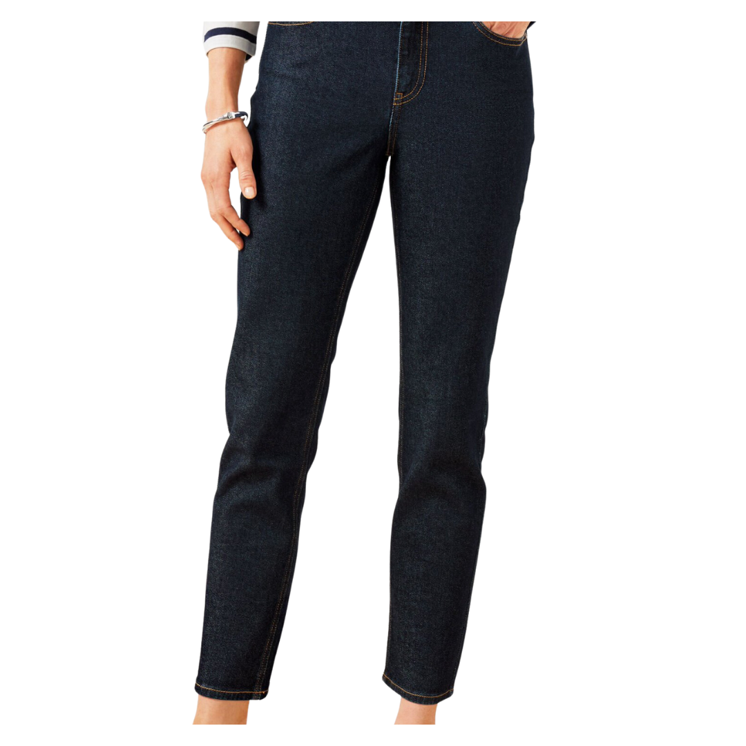 slim straight ankle jeans