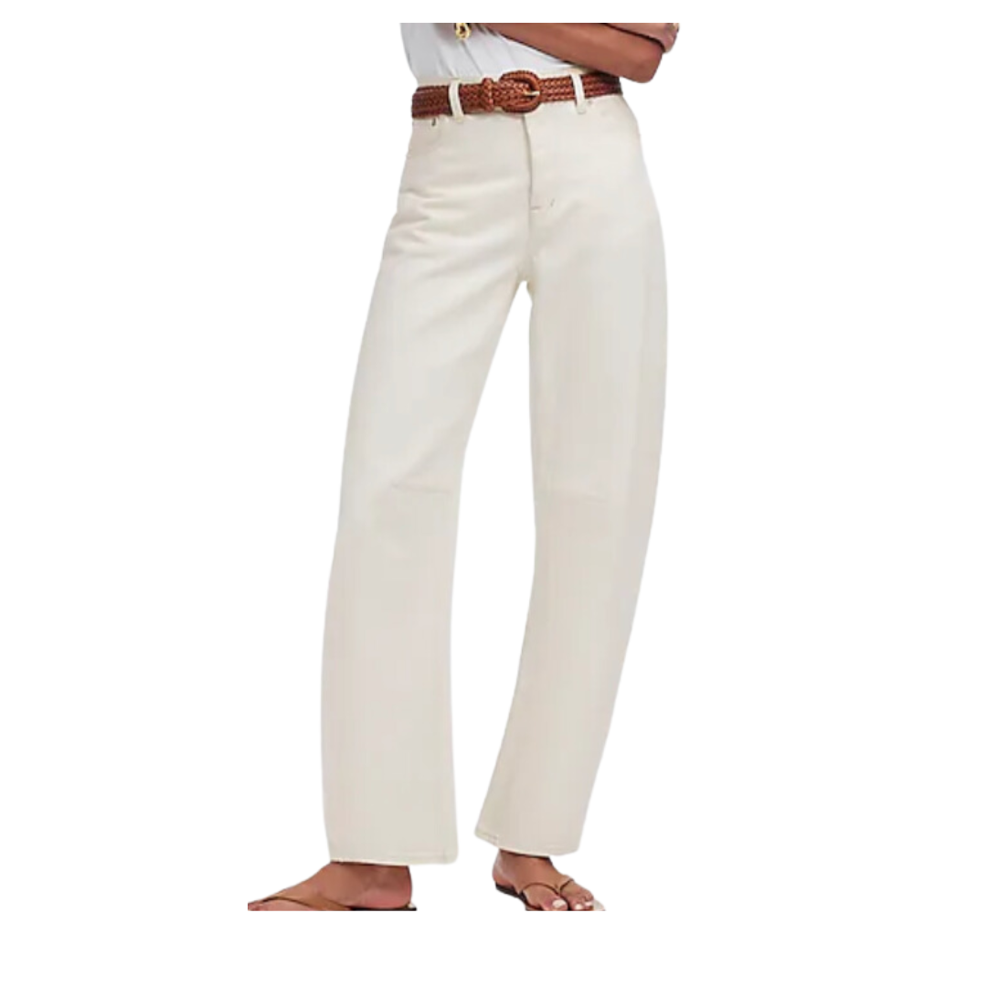 barrel leg jeans