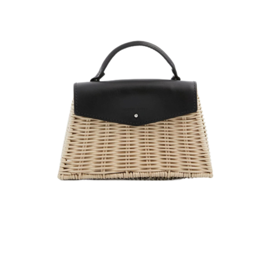 black natural sansan bag