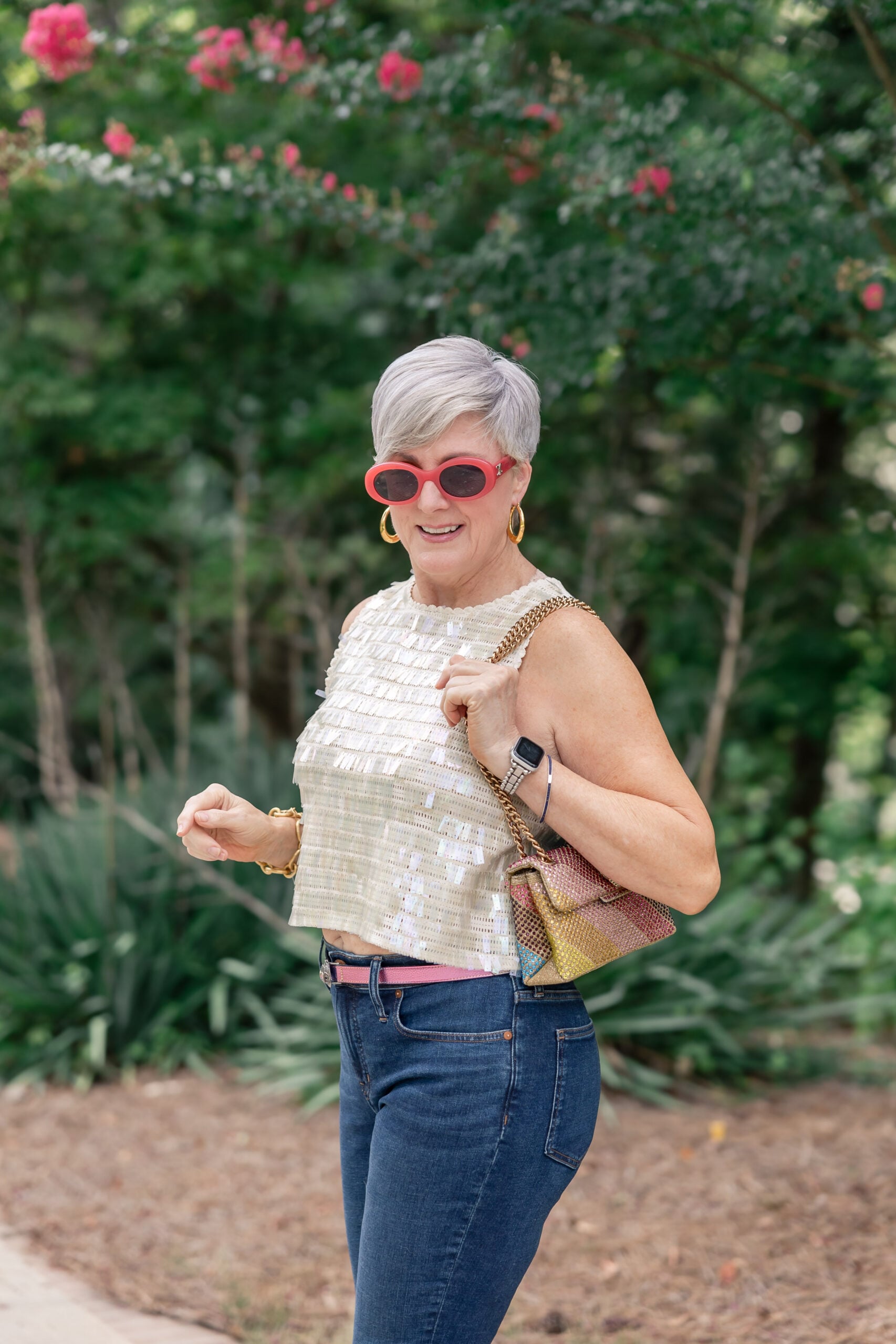 Sequin top fashion