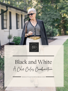 Why Black and White is a Chic Color Combination