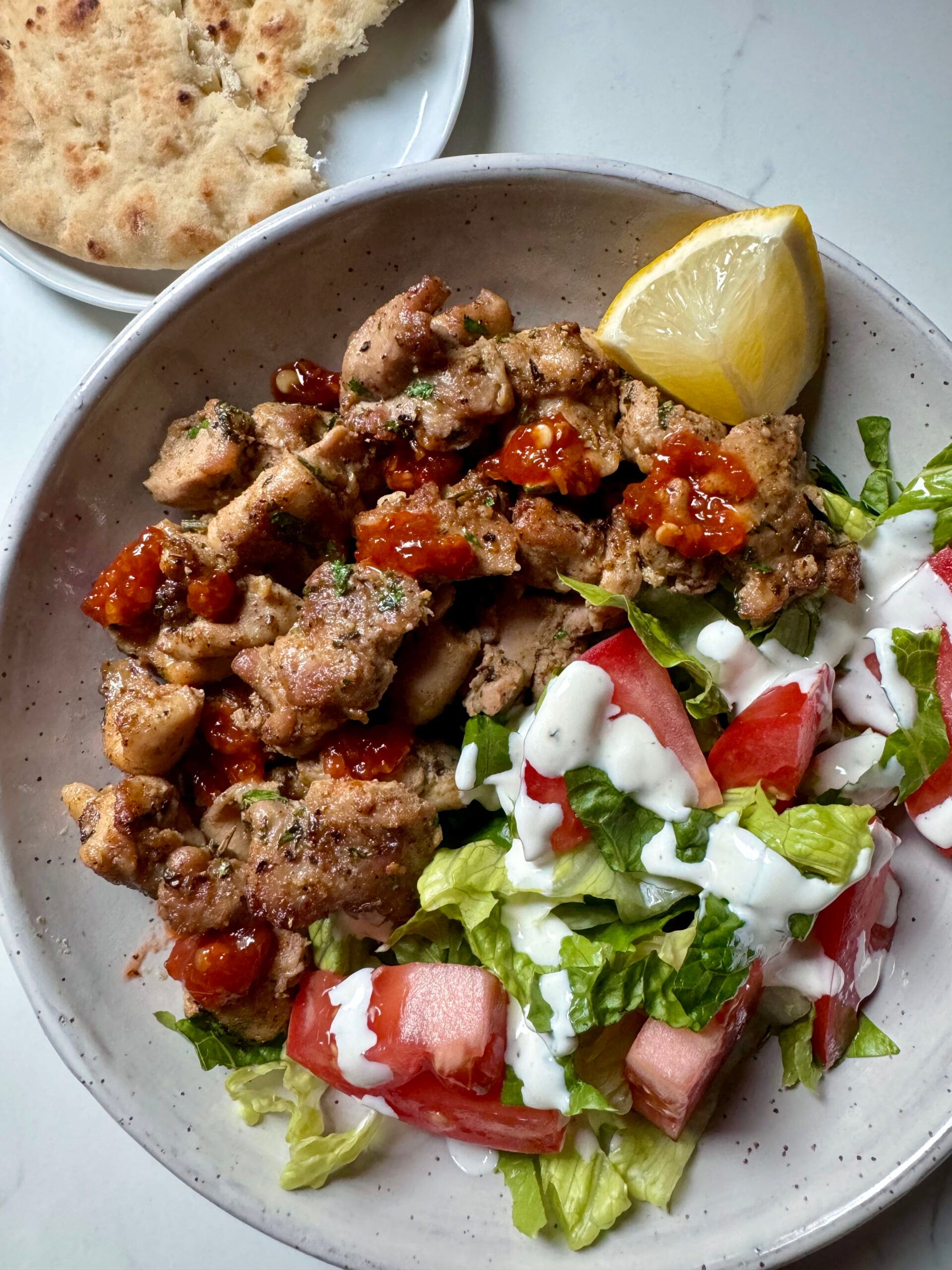 Spicy Roast Chicken with Yogurt Sauce Spicy Roast Chicken with Yogurt Sauce