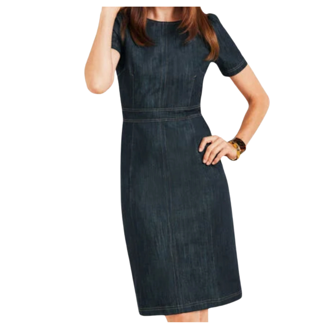 denim a-line dress