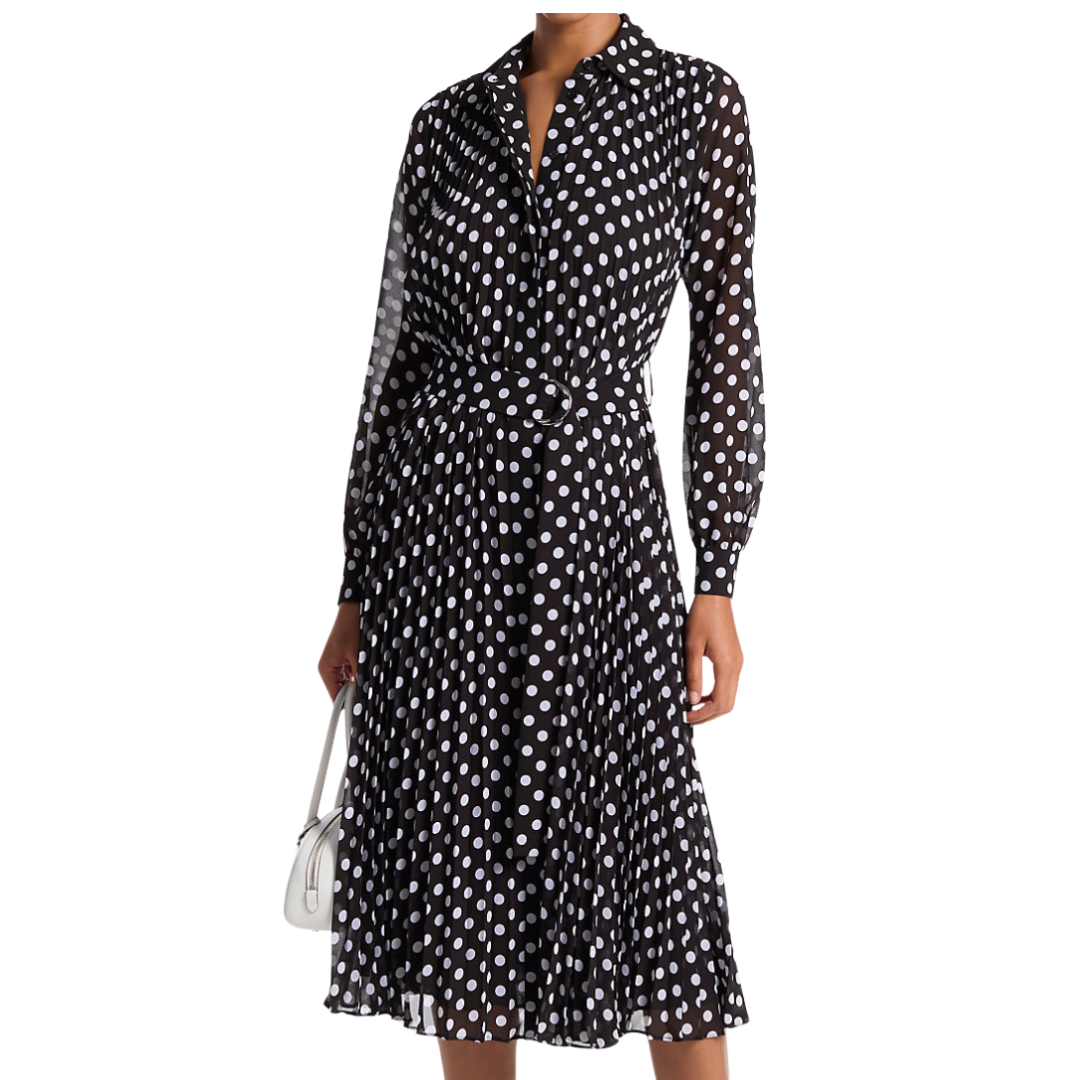 georgette shirtdress