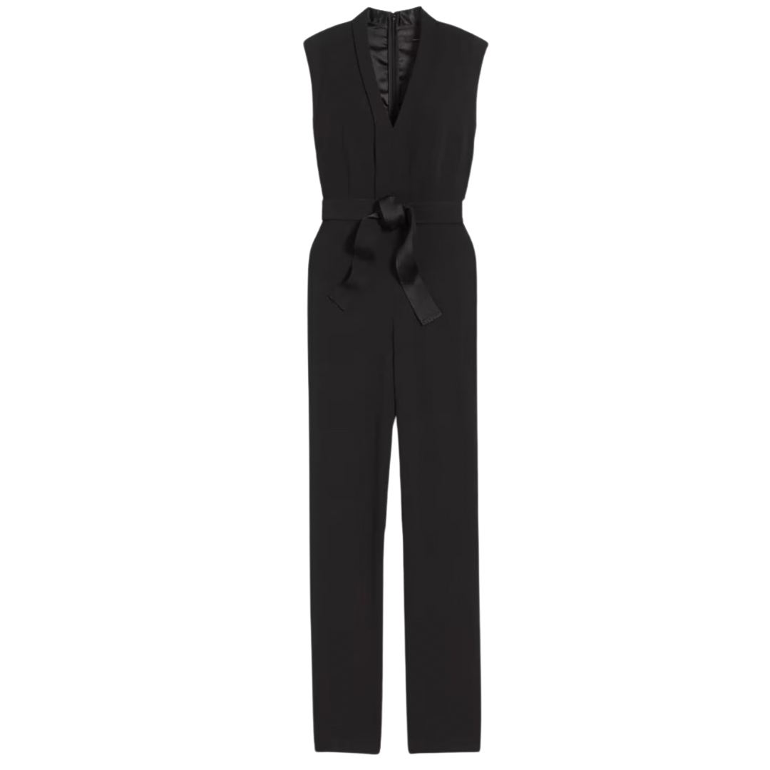 LWD for Spring 407 sleeveless tie waist jumpsuit