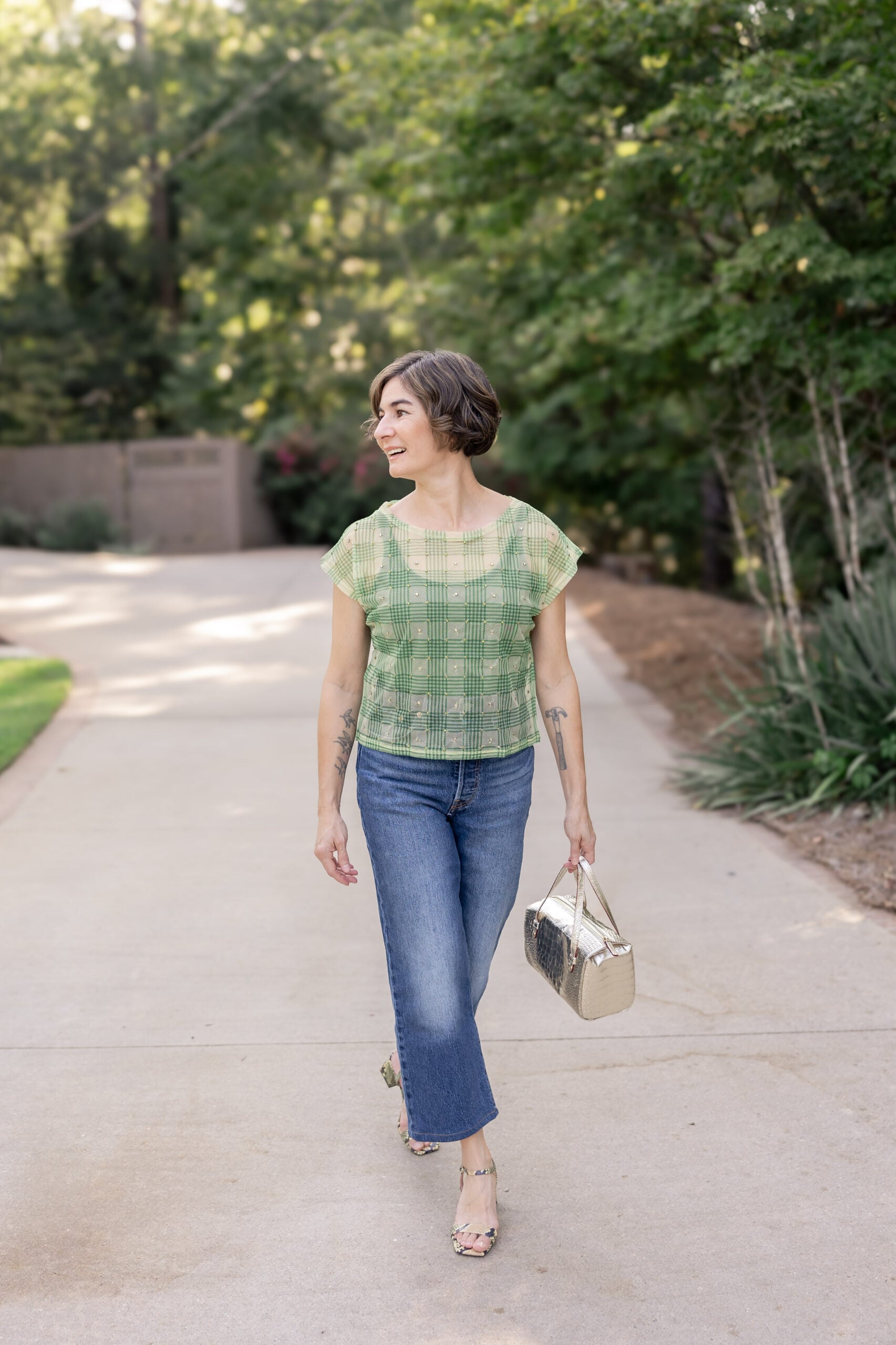 Embellished Top to dress up jeans