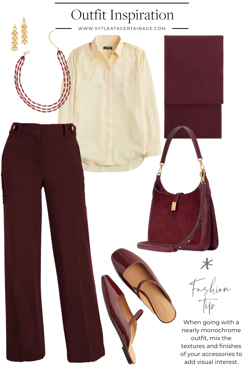 Oxblood Outfit Inspiration