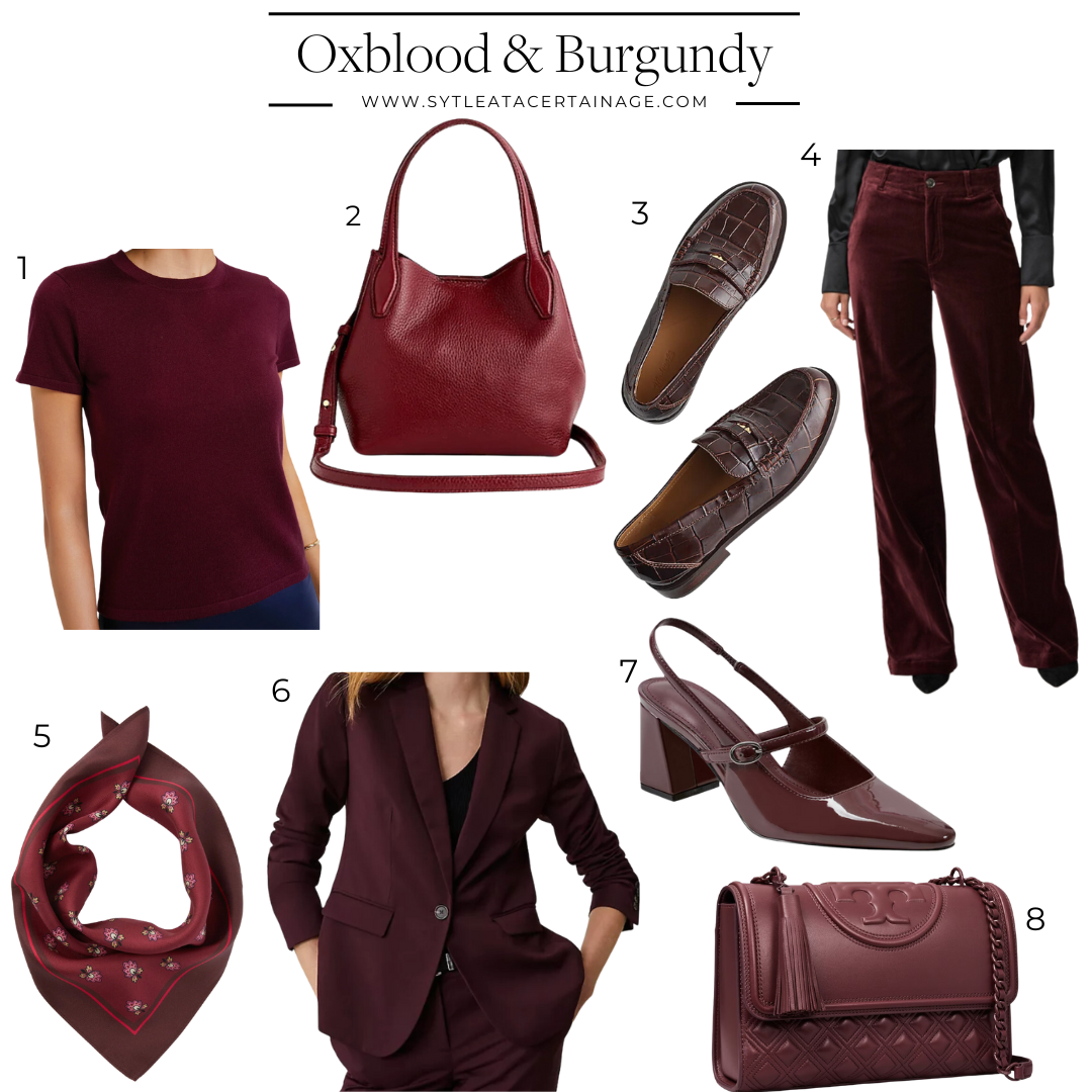 Oxblood Fall Trends 2024