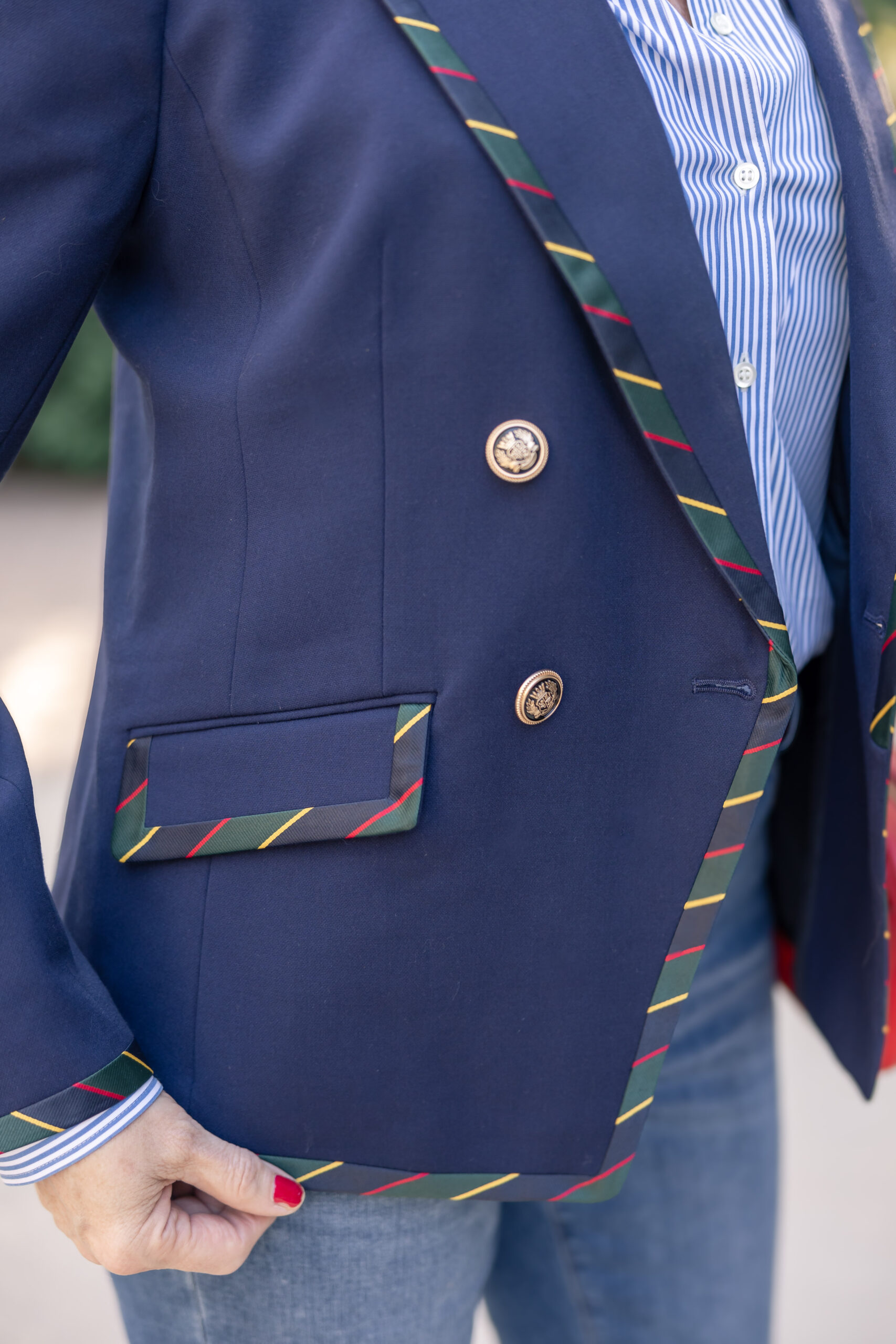 Preppy blazer