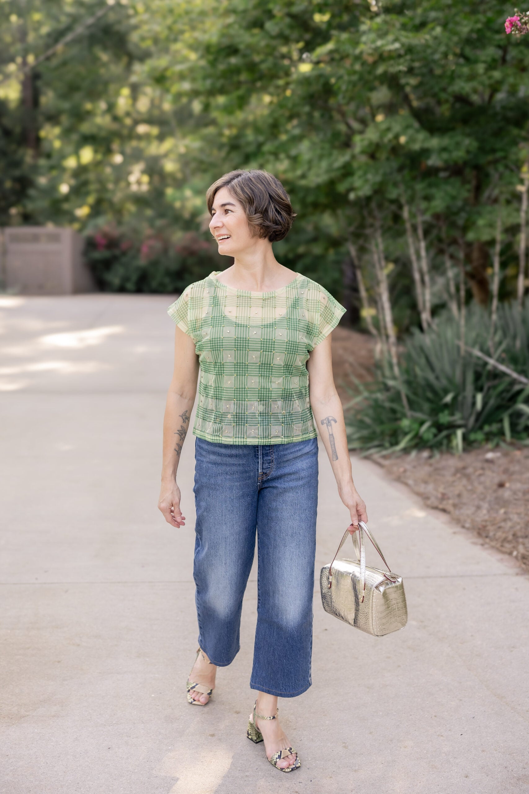 Sheer Embellished Top trend
