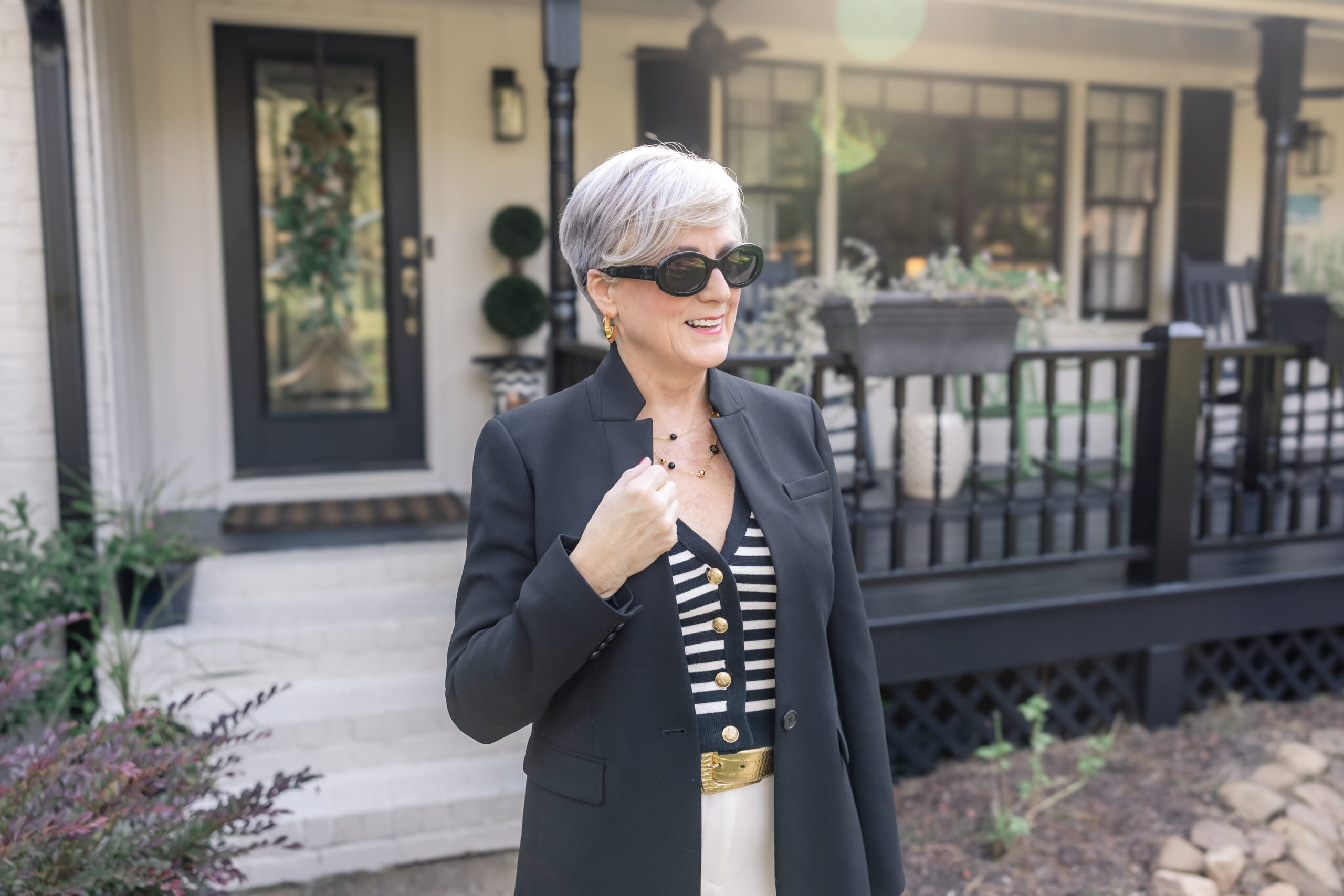 Beth SAACA | August, Sept. & Oct. 2024 Black and White Outfits women over 50